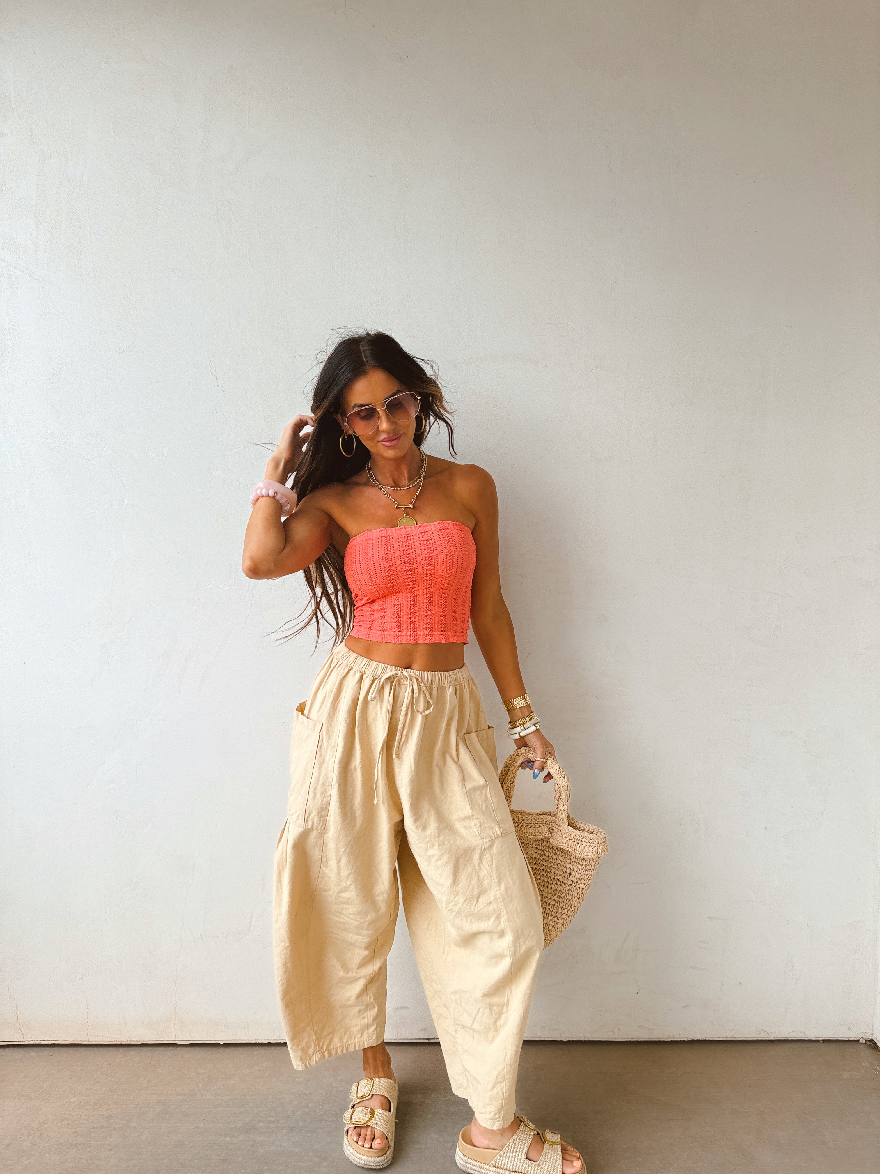 Ocean Haze Tube Top – Copper + Cloth