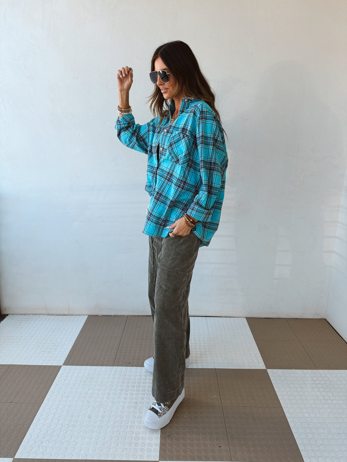 Orchard Flannel Top