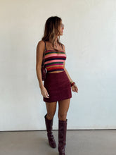 Load image into Gallery viewer, Red Wine Supernova Skirt
