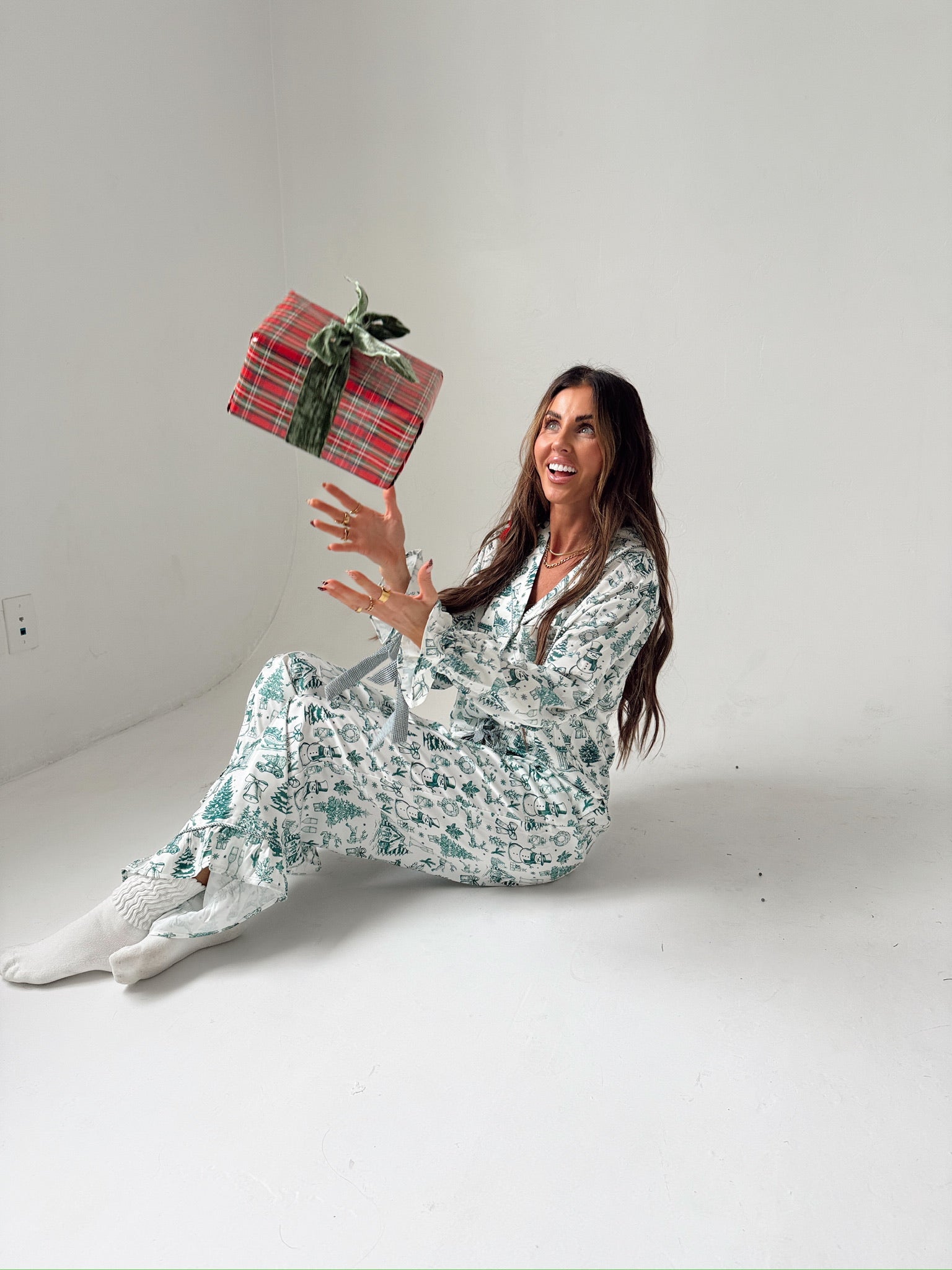 Festive Frost Pajama Set