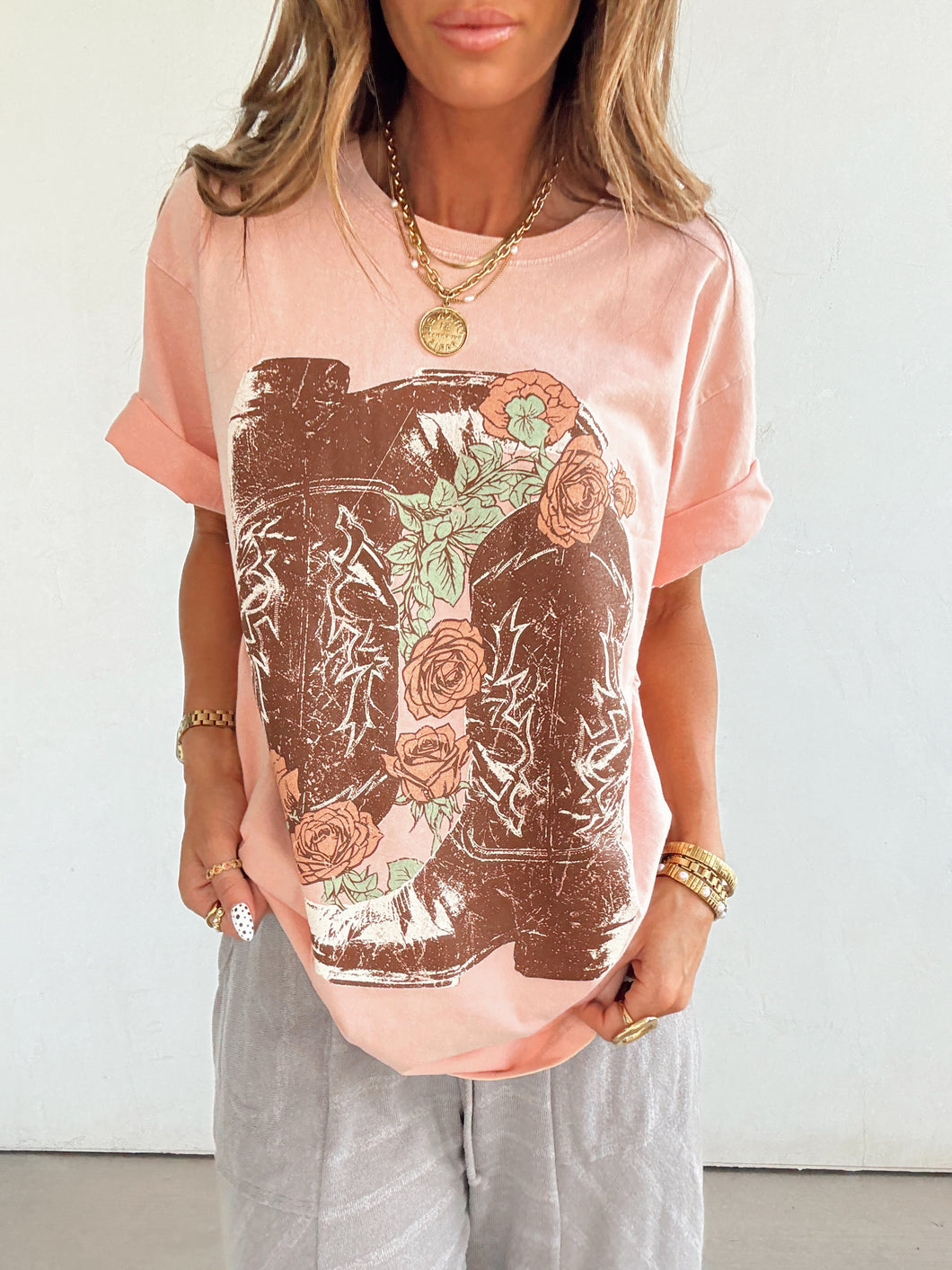 Vintage Cowboy Boots Graphic Tee