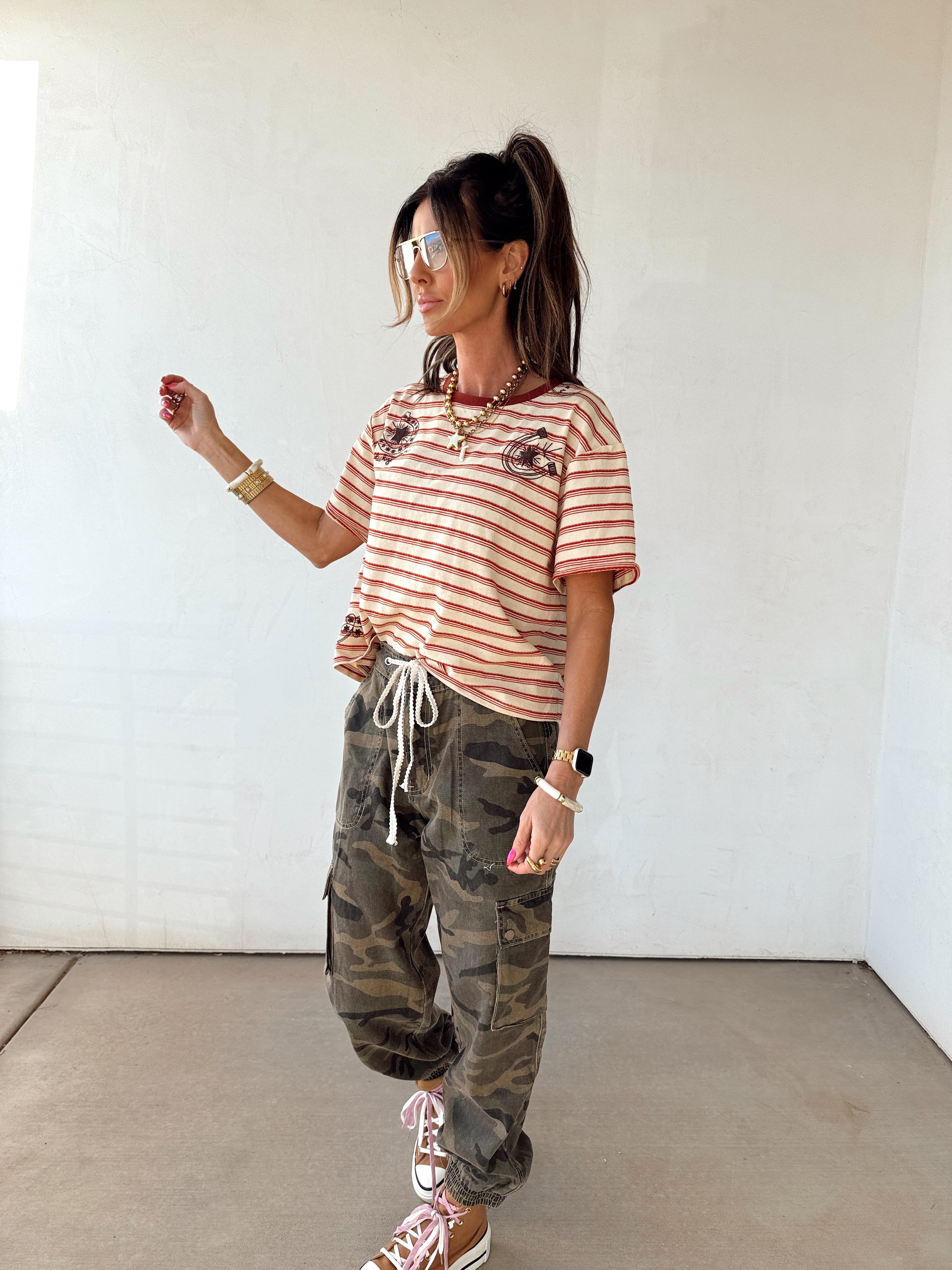 Lucky Lines Graphic Tee