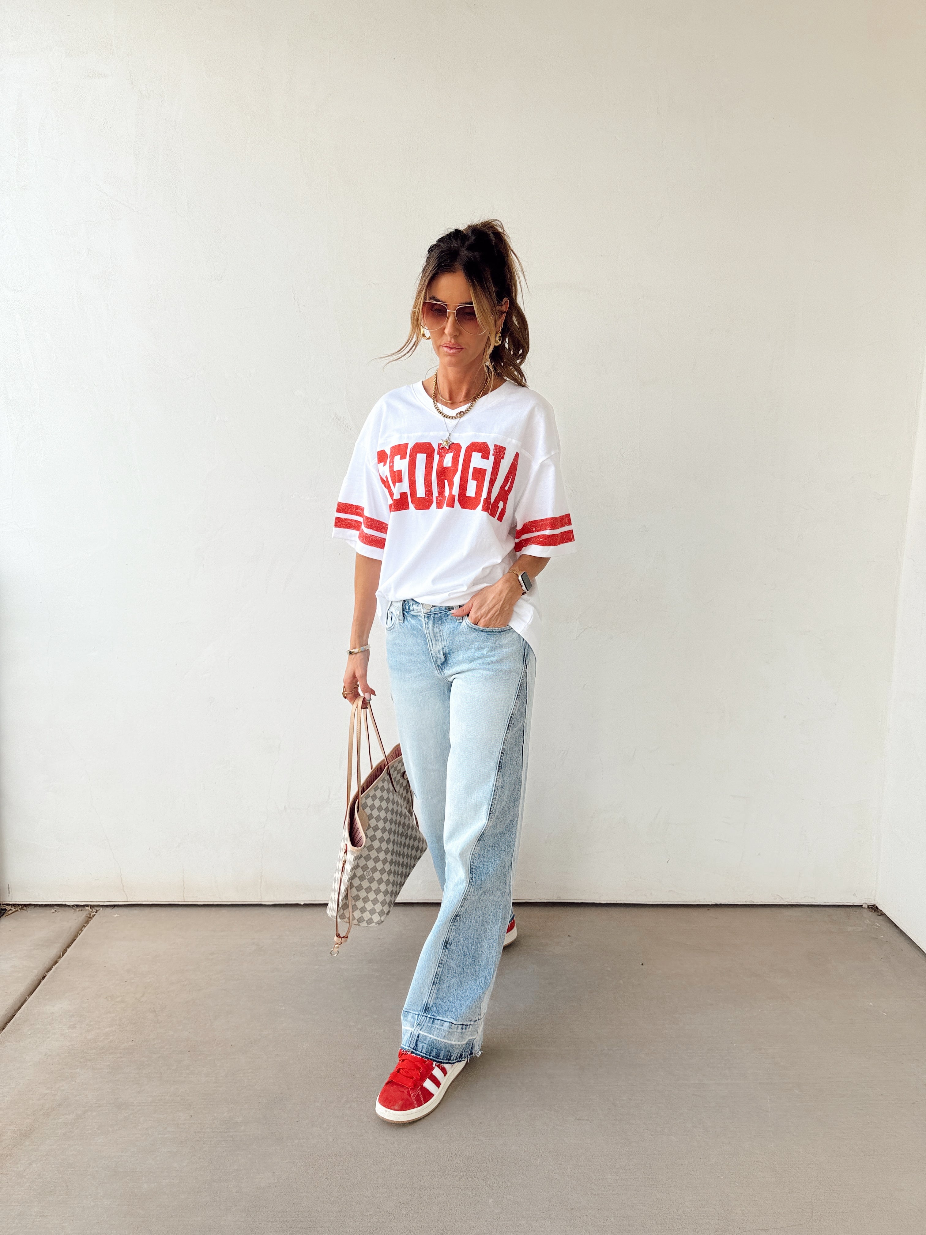 Contrast Edge Denim