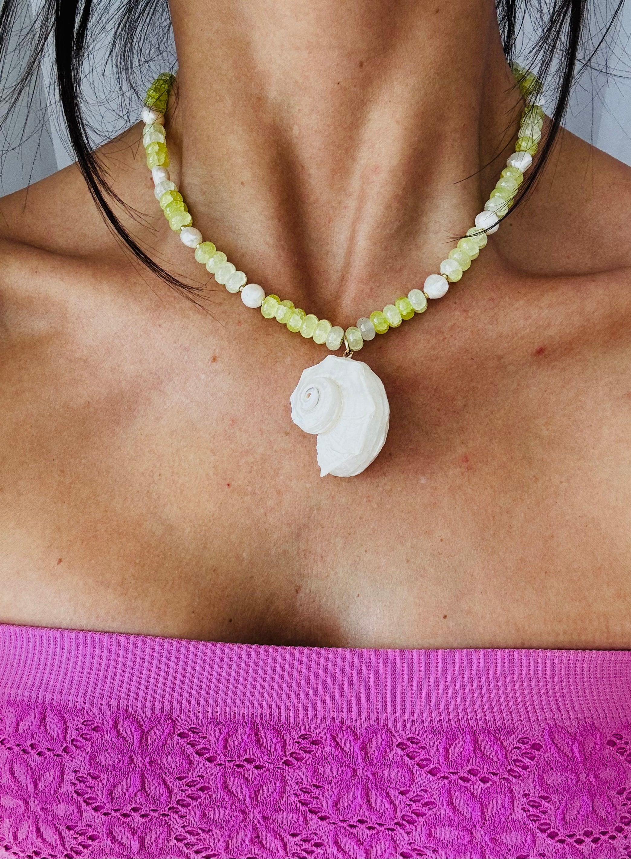 Seafoam Cascade Necklace
