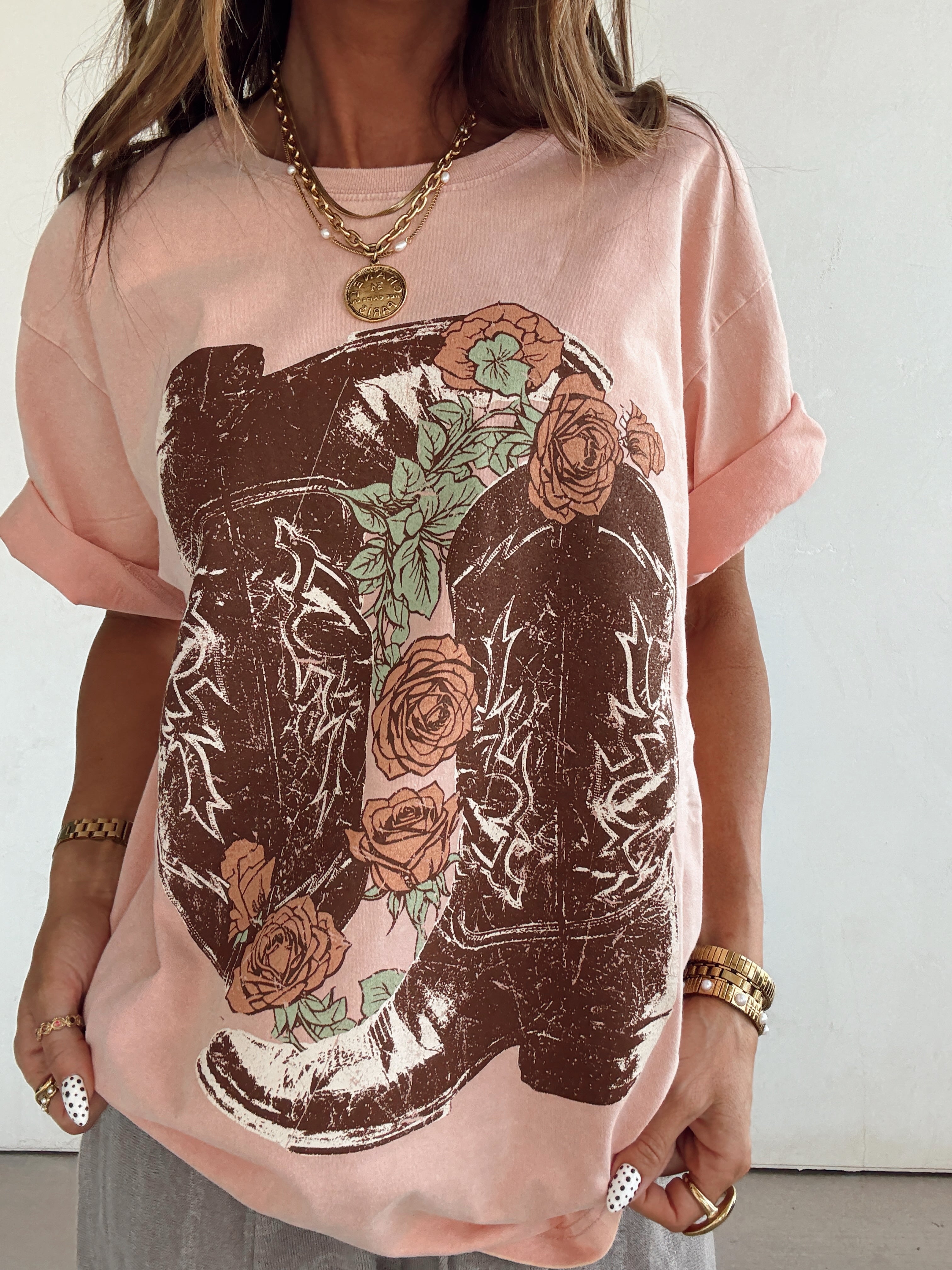 Vintage Cowboy Boots Graphic Tee