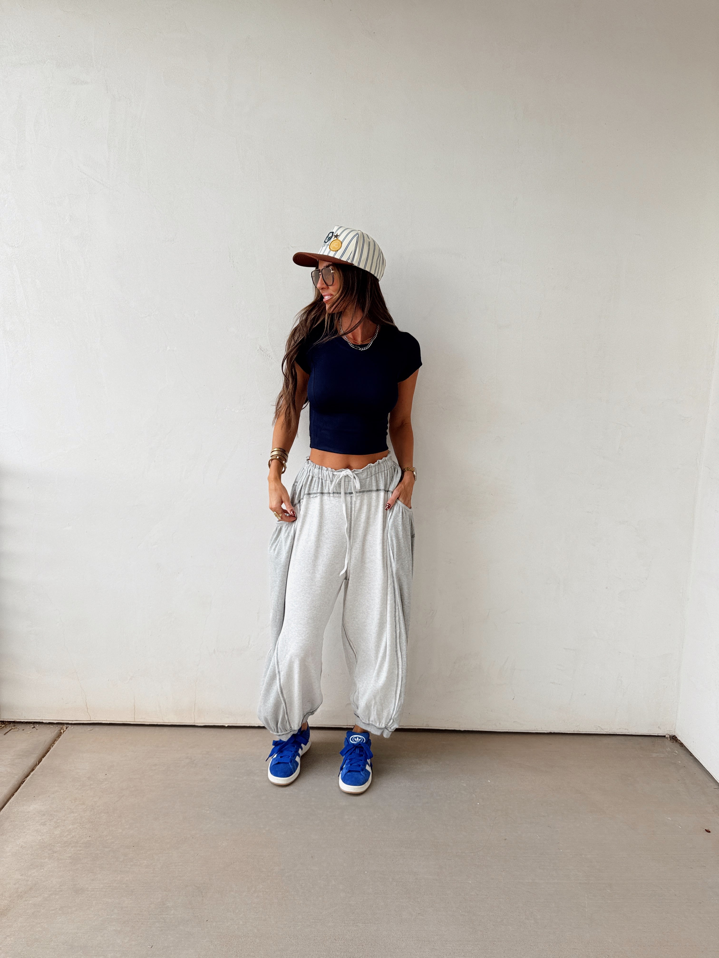 Hallie Top// Navy