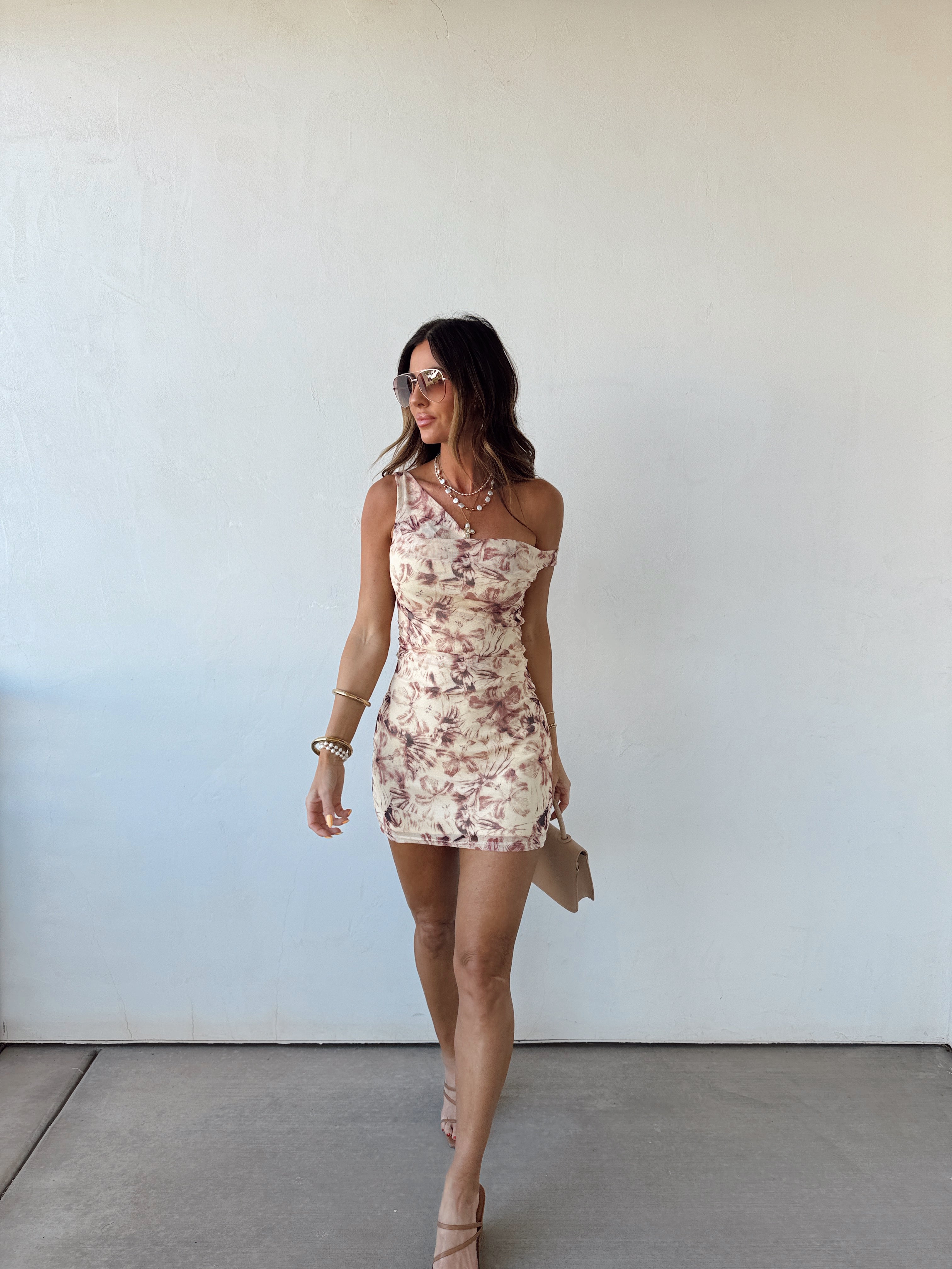 Hazy Flora Mini Dress