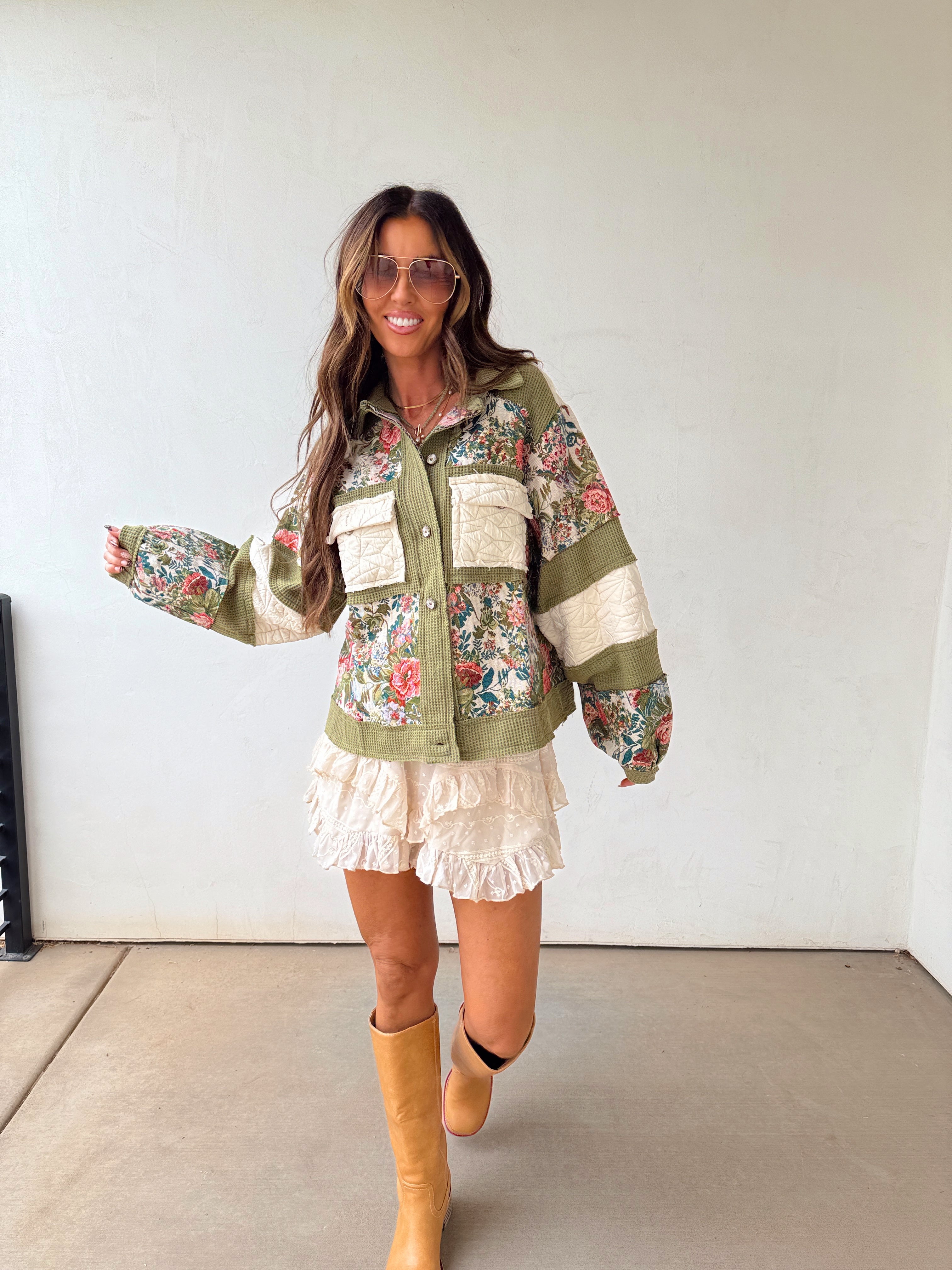 Romantic Garden Quilter Jacket