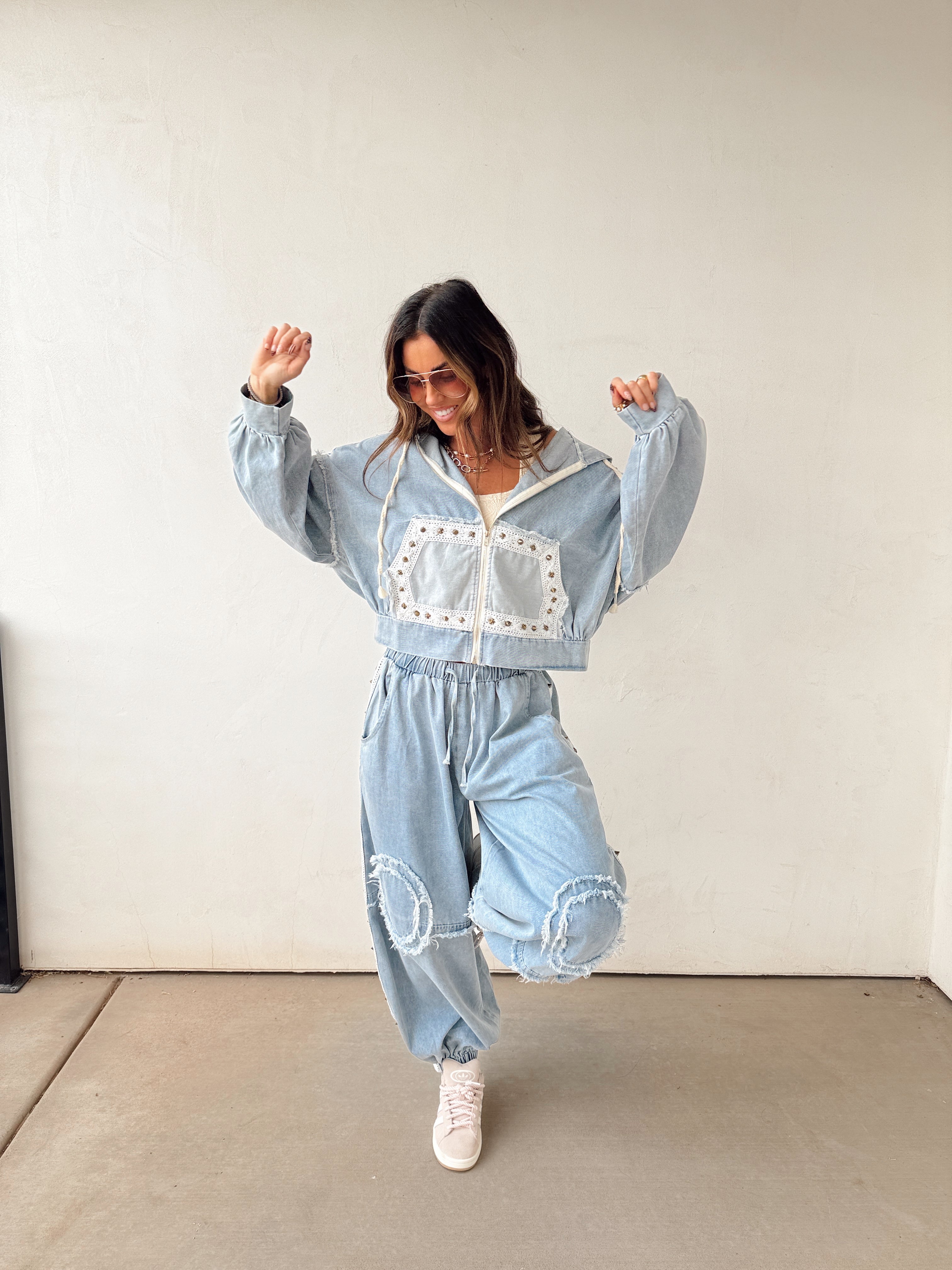 Hattie Studded Joggers