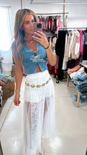 Load image into Gallery viewer, Shania Lace Sheer Maxi Skirt
