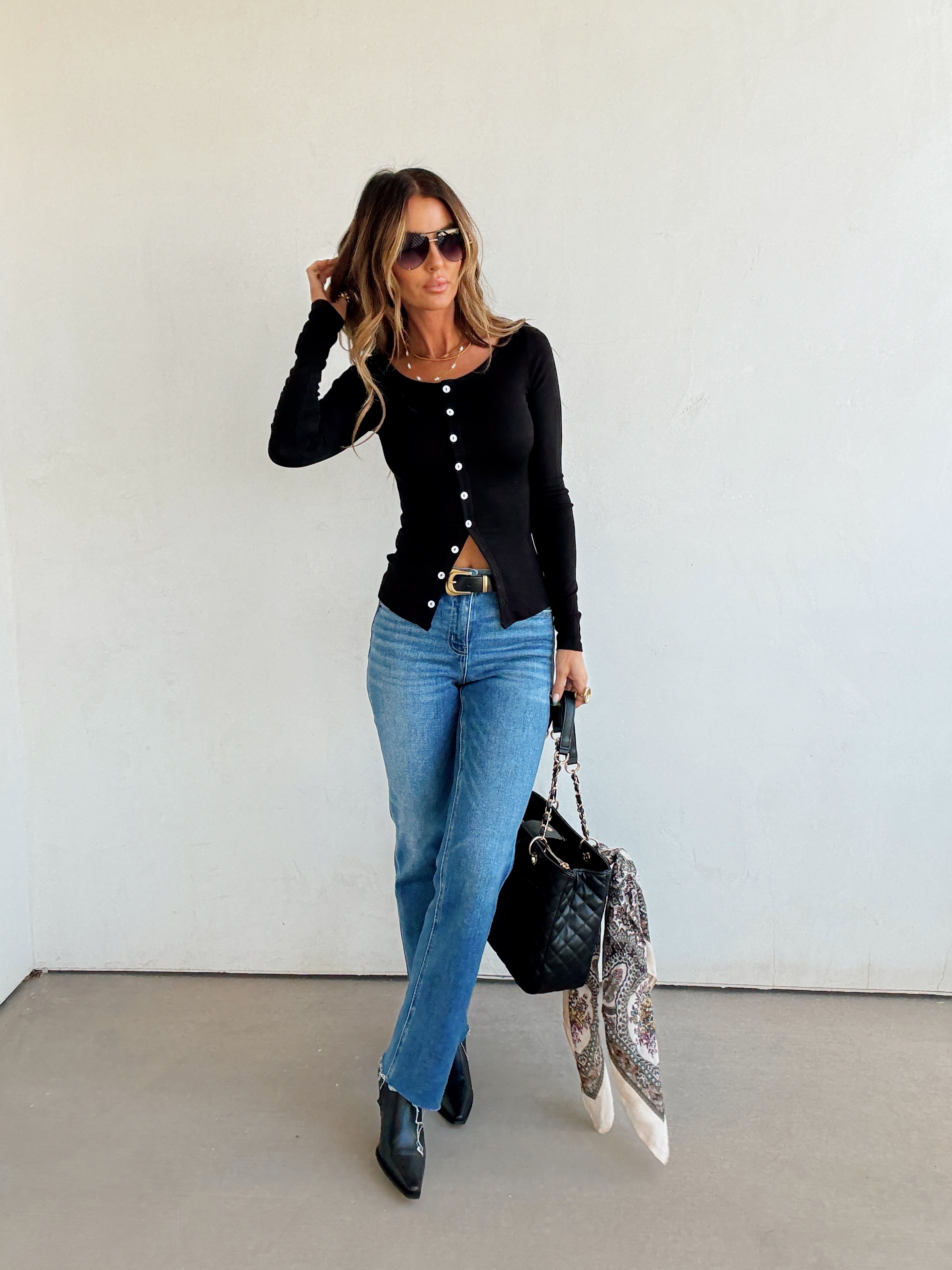 Saige Top// Black