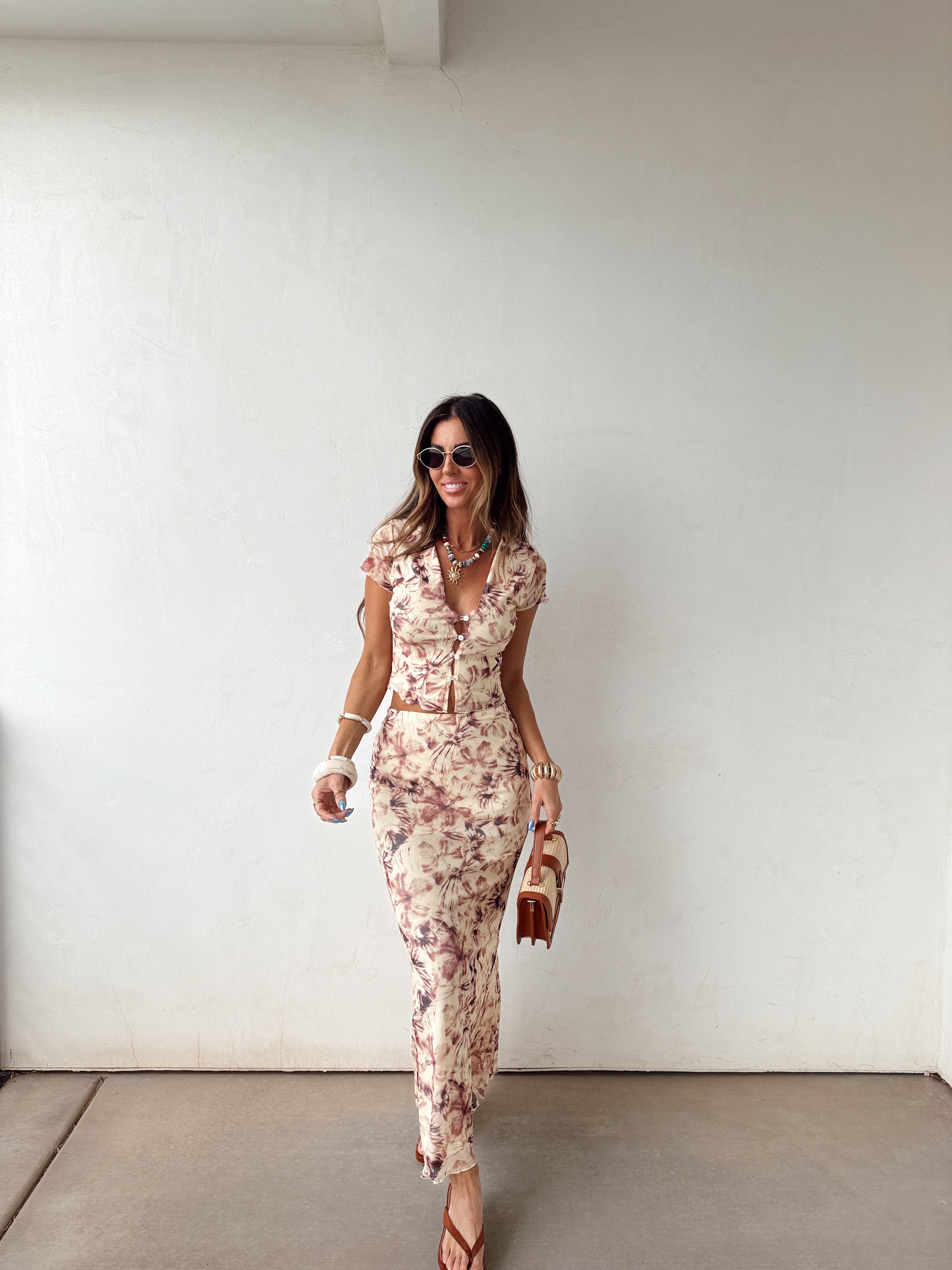 A.E.マルティ☆ファッションプレートLA SOUBRETTE ANNAMITE Alberto Maxi Skirt – Copper + Cloth