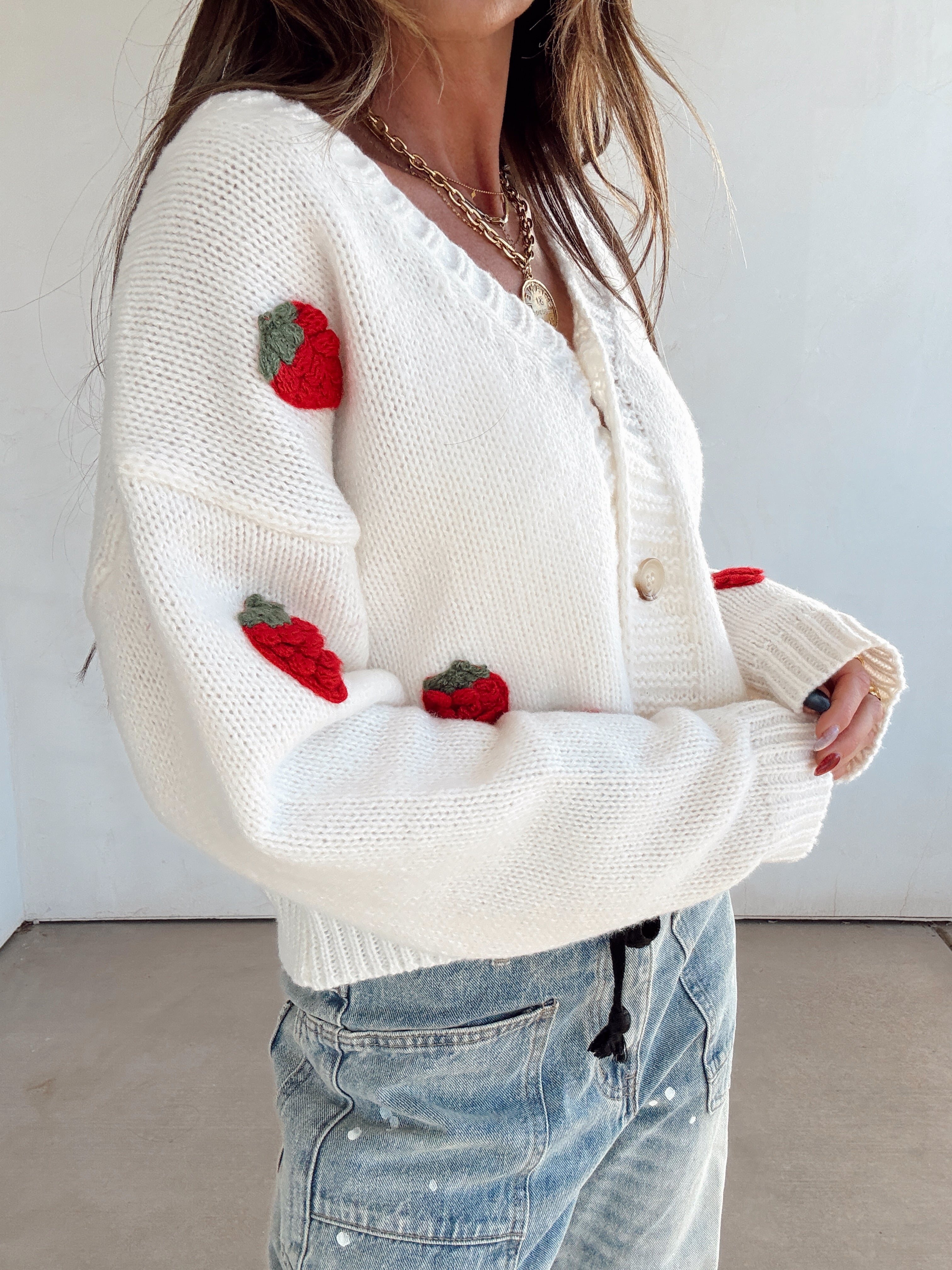 Strawberry Kisses Sweater