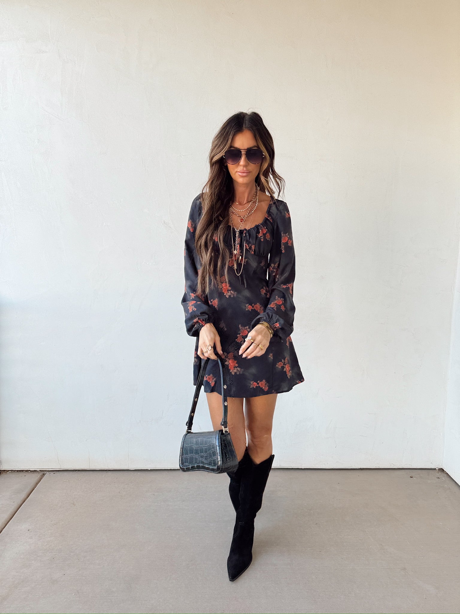 Dark Blooms Dress