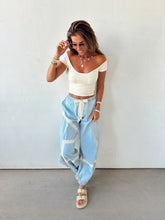 Load image into Gallery viewer, Bloomside Denim Joggers
