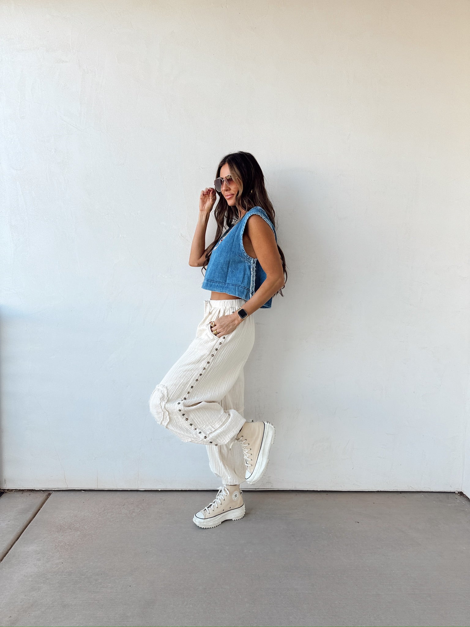 Owen Denim Top