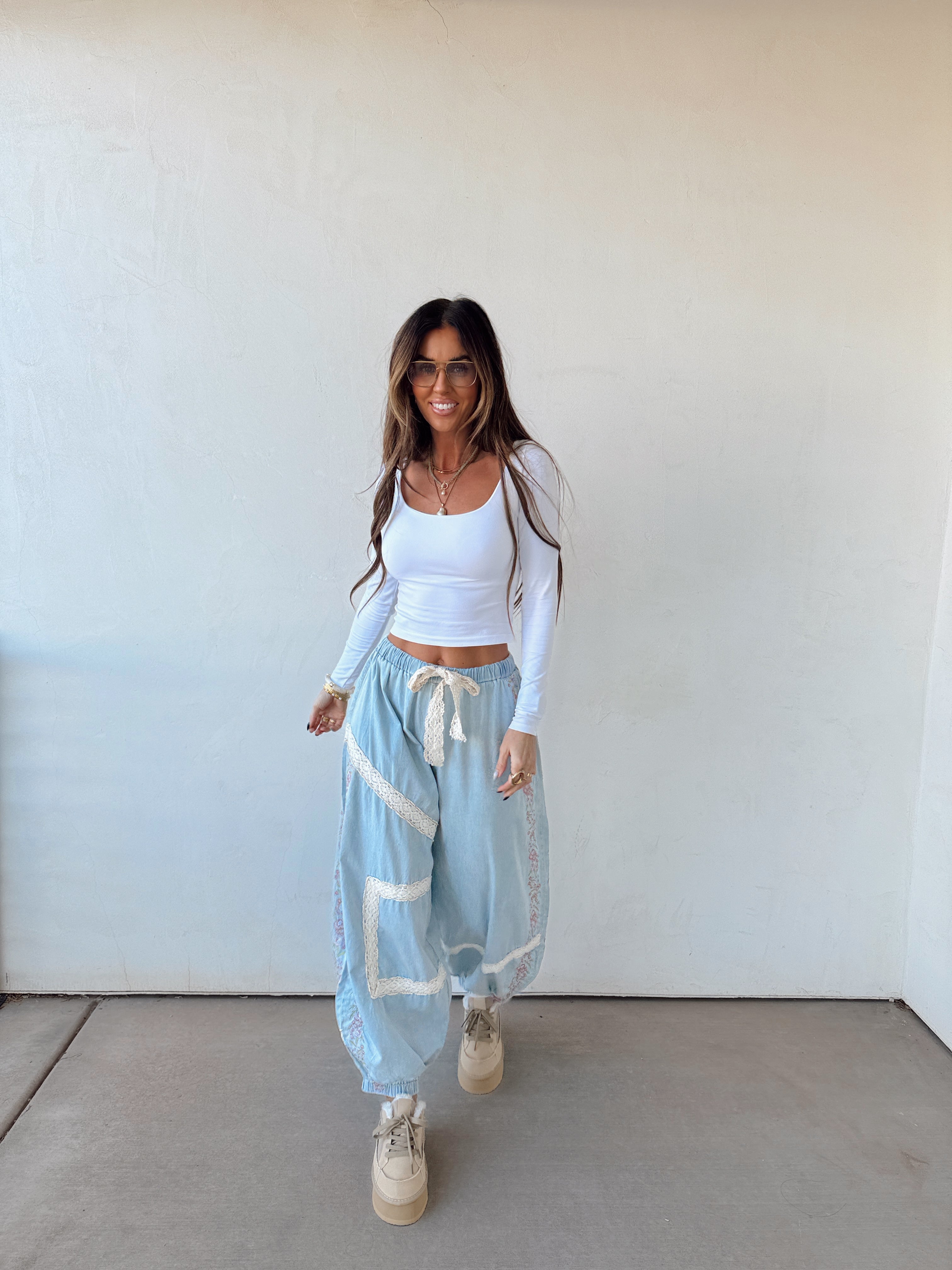 Bloomside Denim Joggers