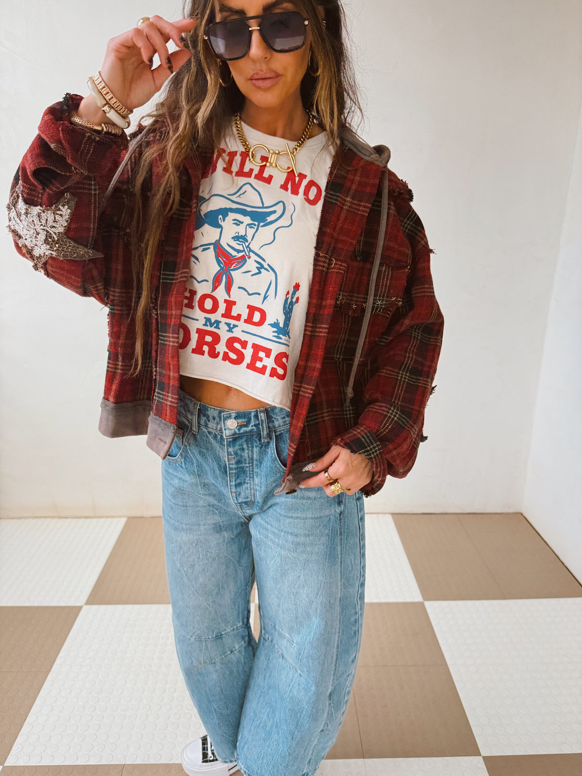 Rebel Red Shacket