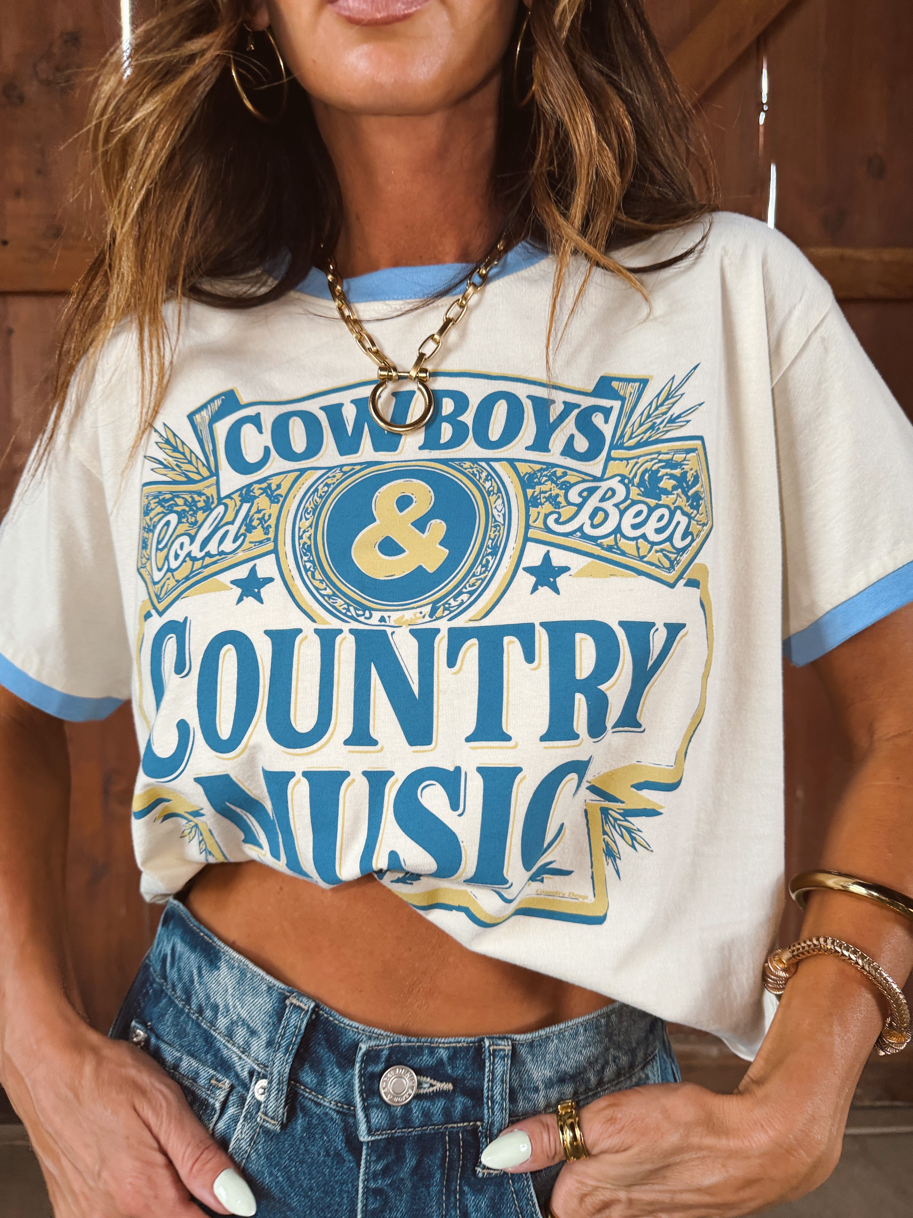 Country Nights Music Tee
