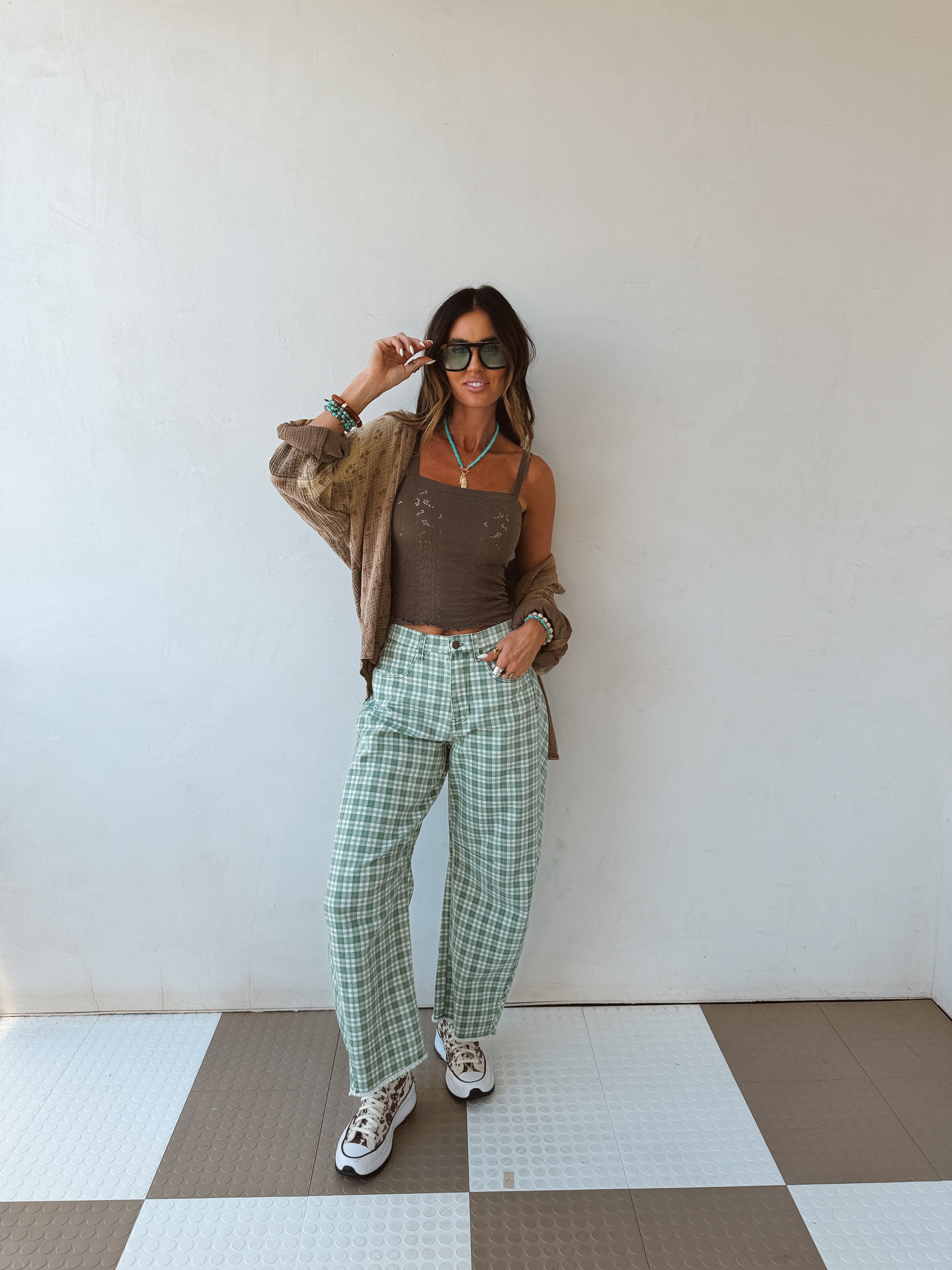 Gilmore Gingham Jeans
