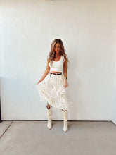 Load image into Gallery viewer, Rhymes with Fringe Skirt
