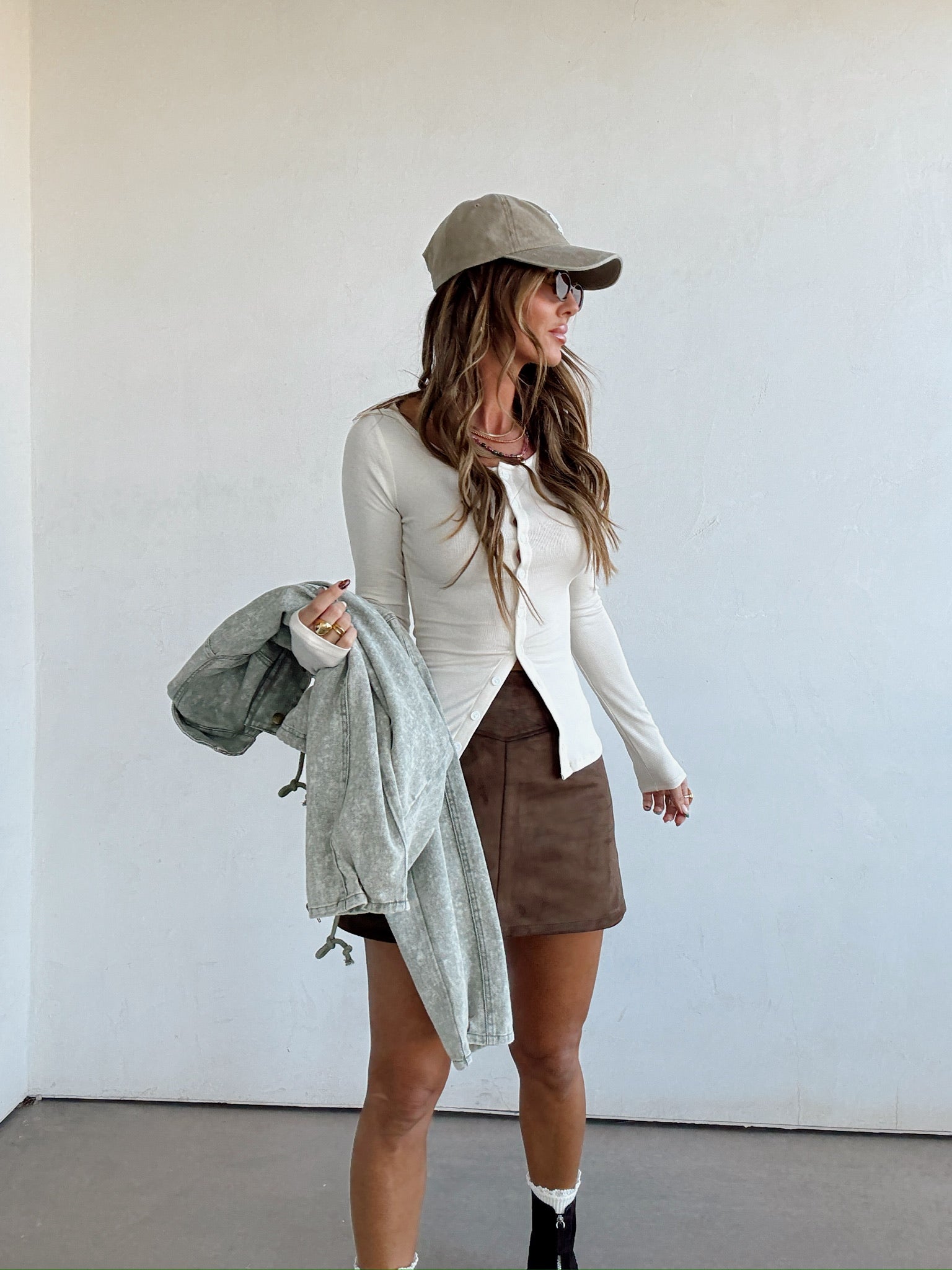 Saige Top// Cream