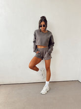 Load image into Gallery viewer, Cozy Vibes cropped Sweatshirt
