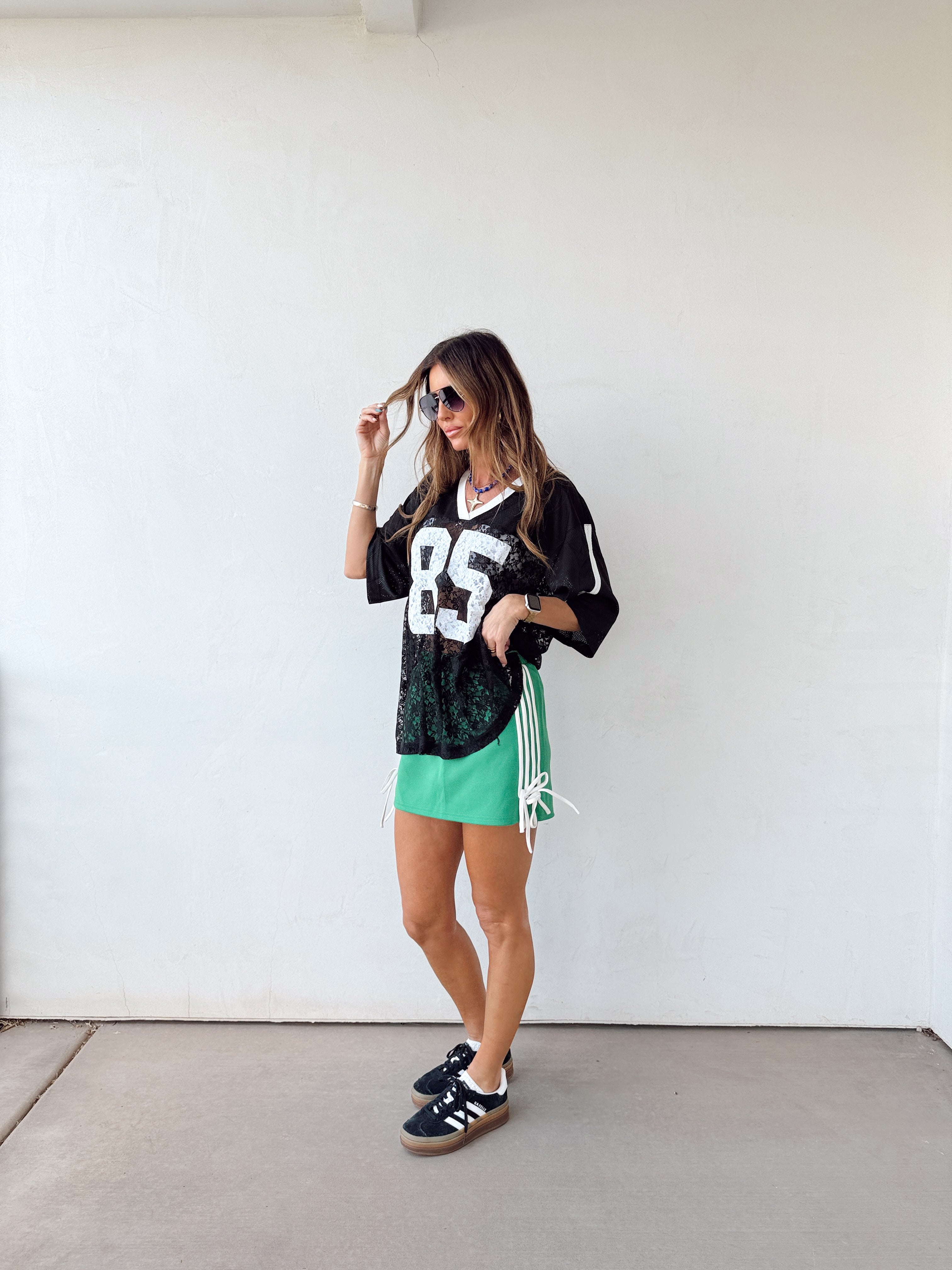 85 Jersey Top//Black