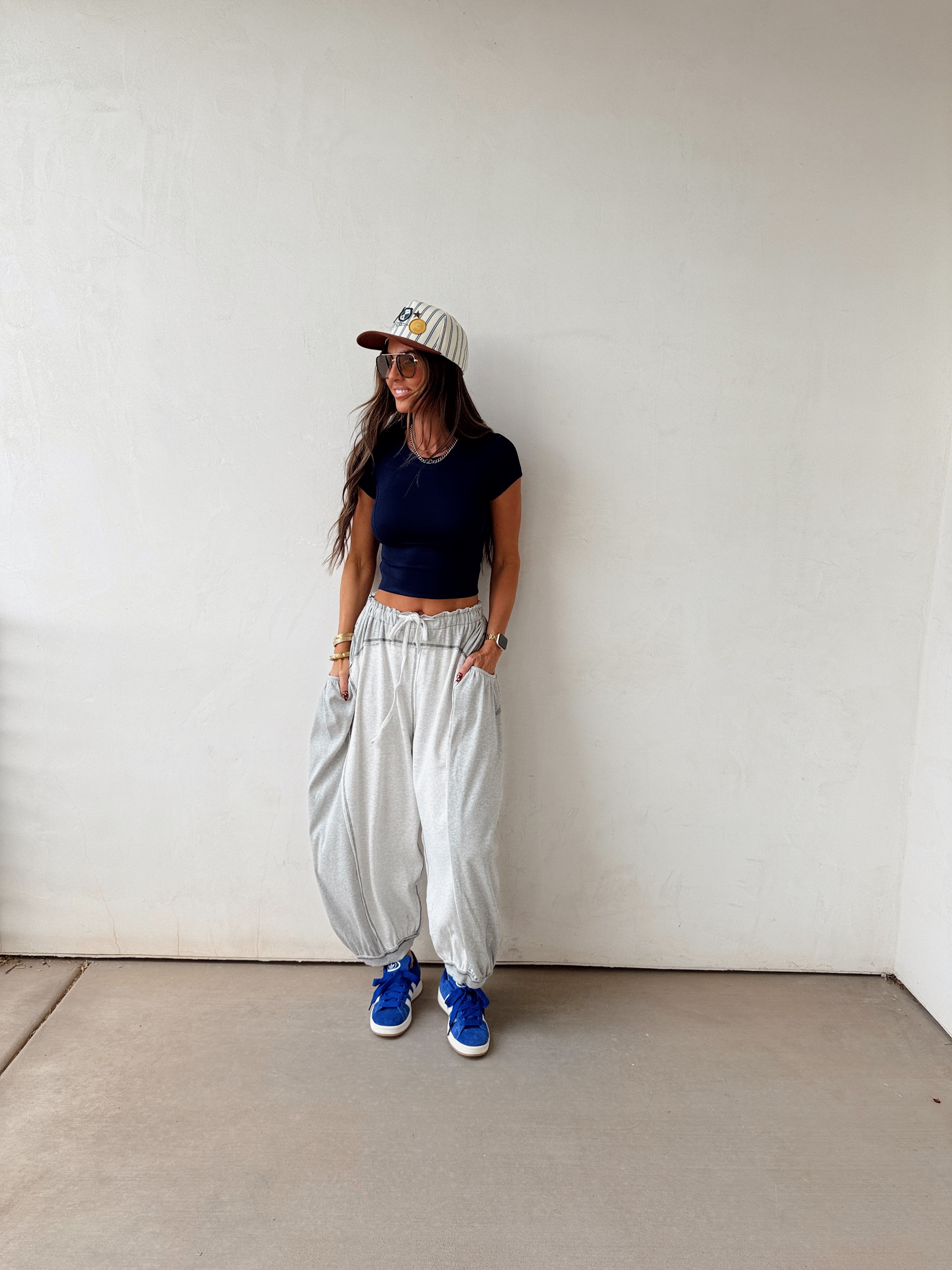Hallie Top// Navy