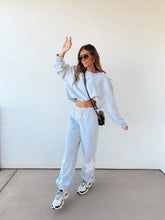 Load image into Gallery viewer, Varsity Sweat Set//Gray
