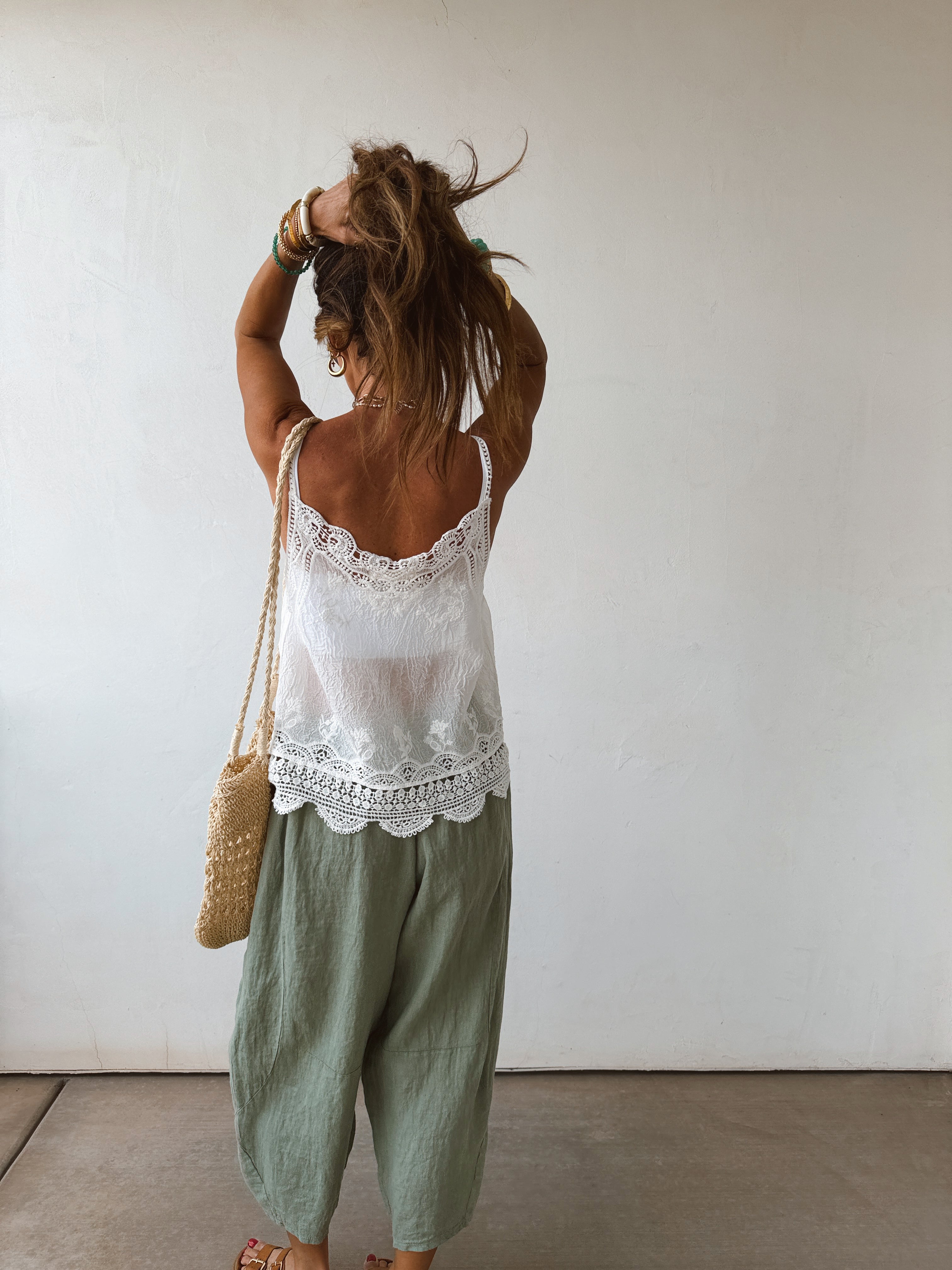 Herbal Linen Pants