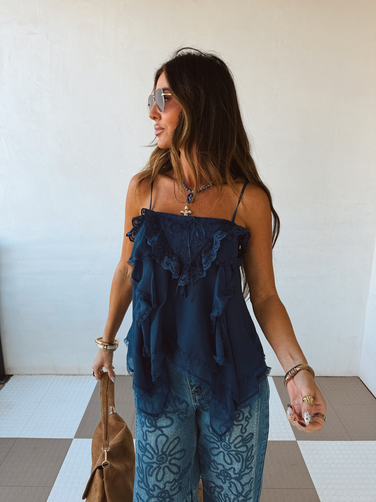Flounce Top