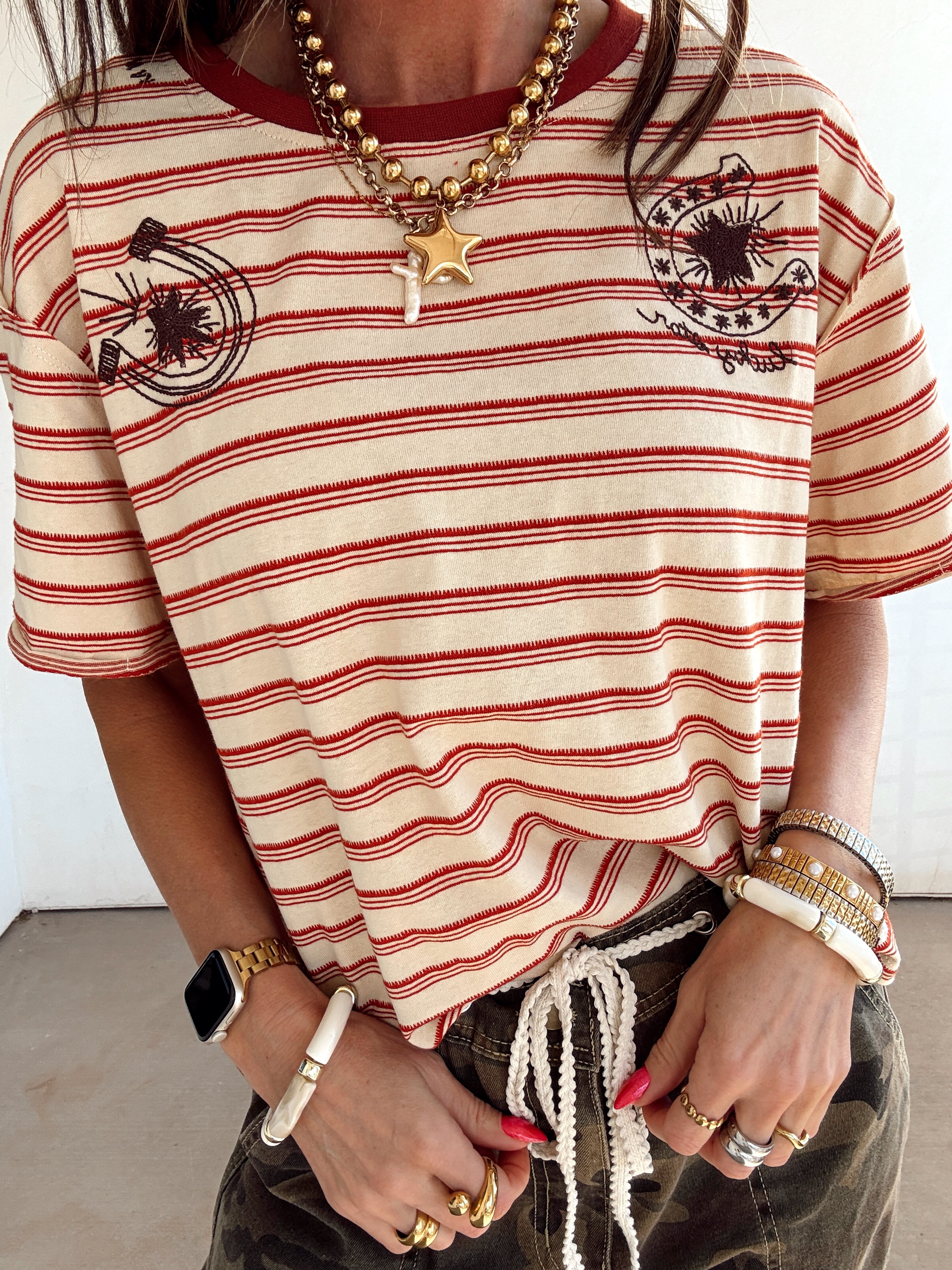 Lucky Lines Graphic Tee