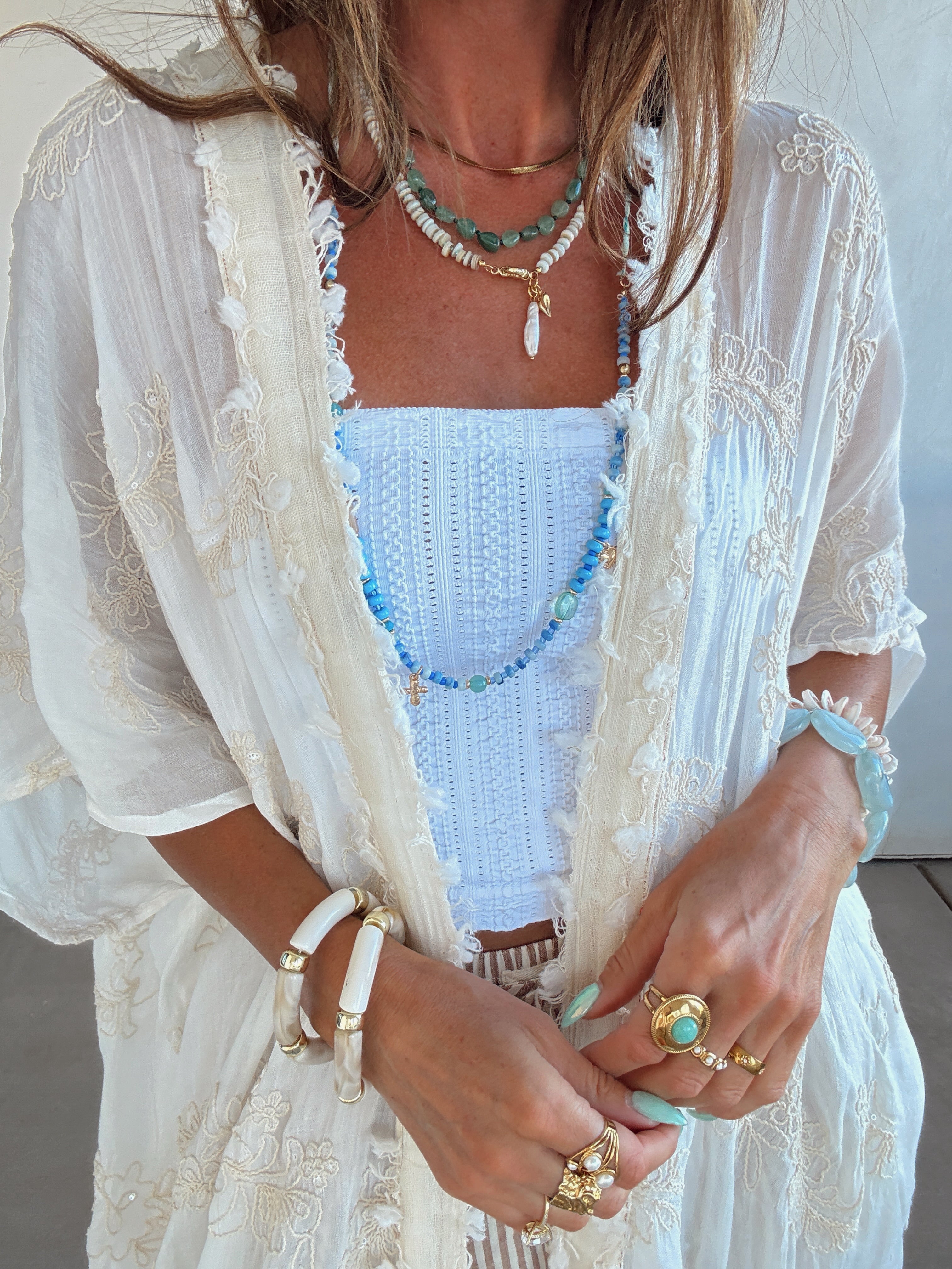 Ivory Breeze Kimono