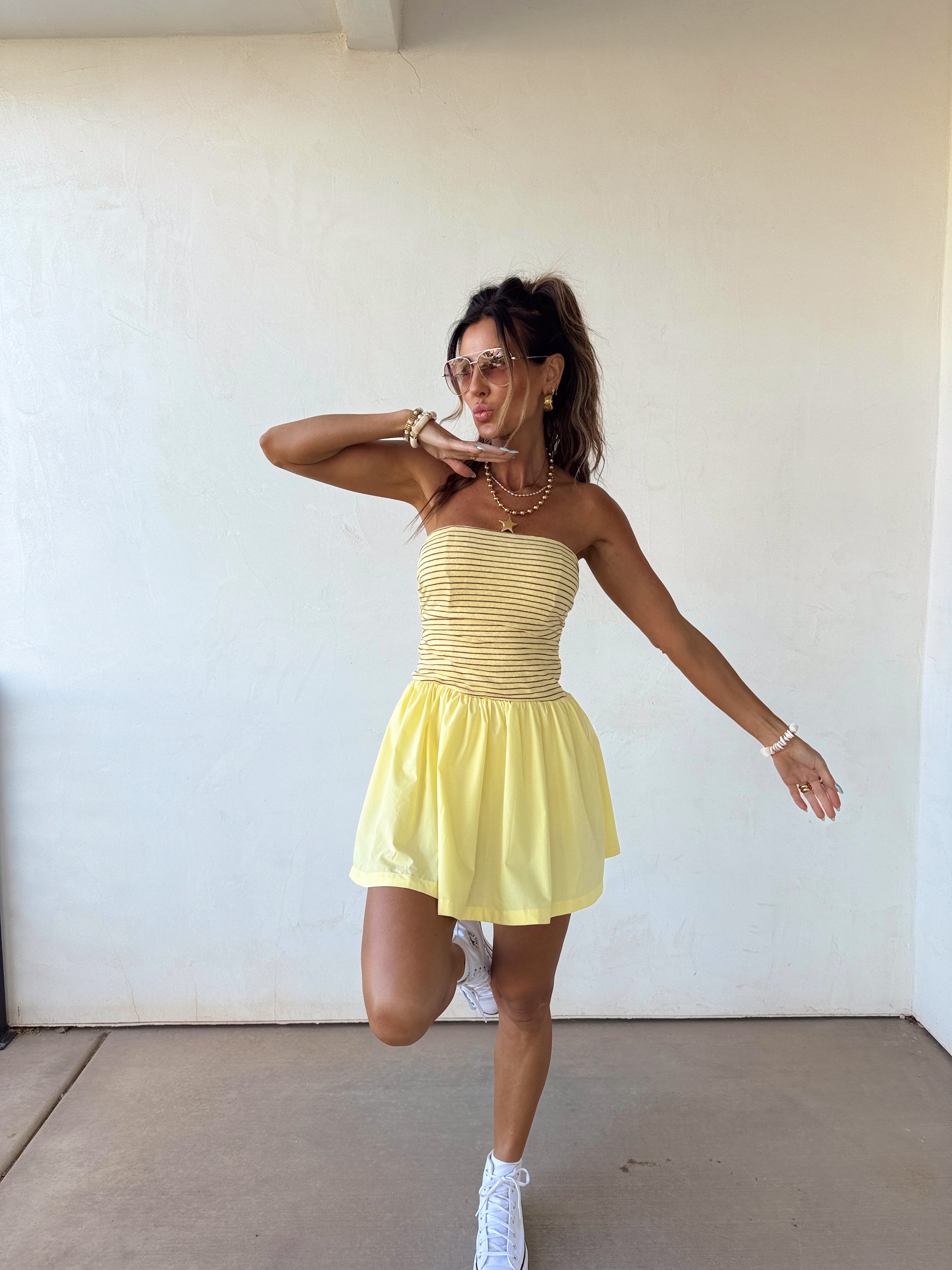 Lemon Drop Mini Dress