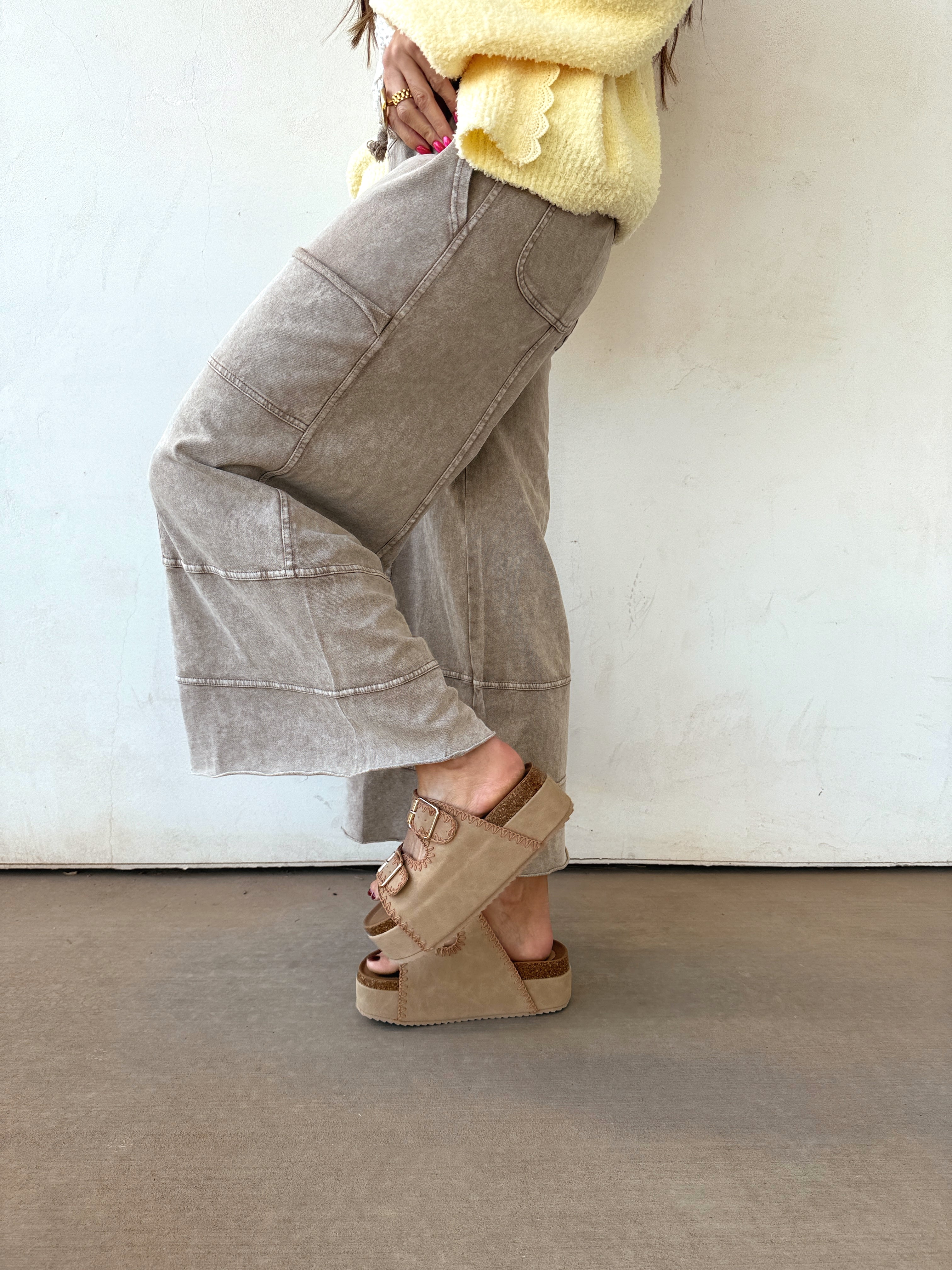 A$APMODE Stacked Canvas Wide-Leg Pants | ヤマダウェブコム