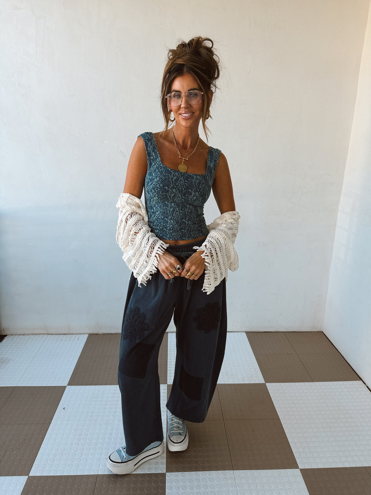 Snakeskin Top
