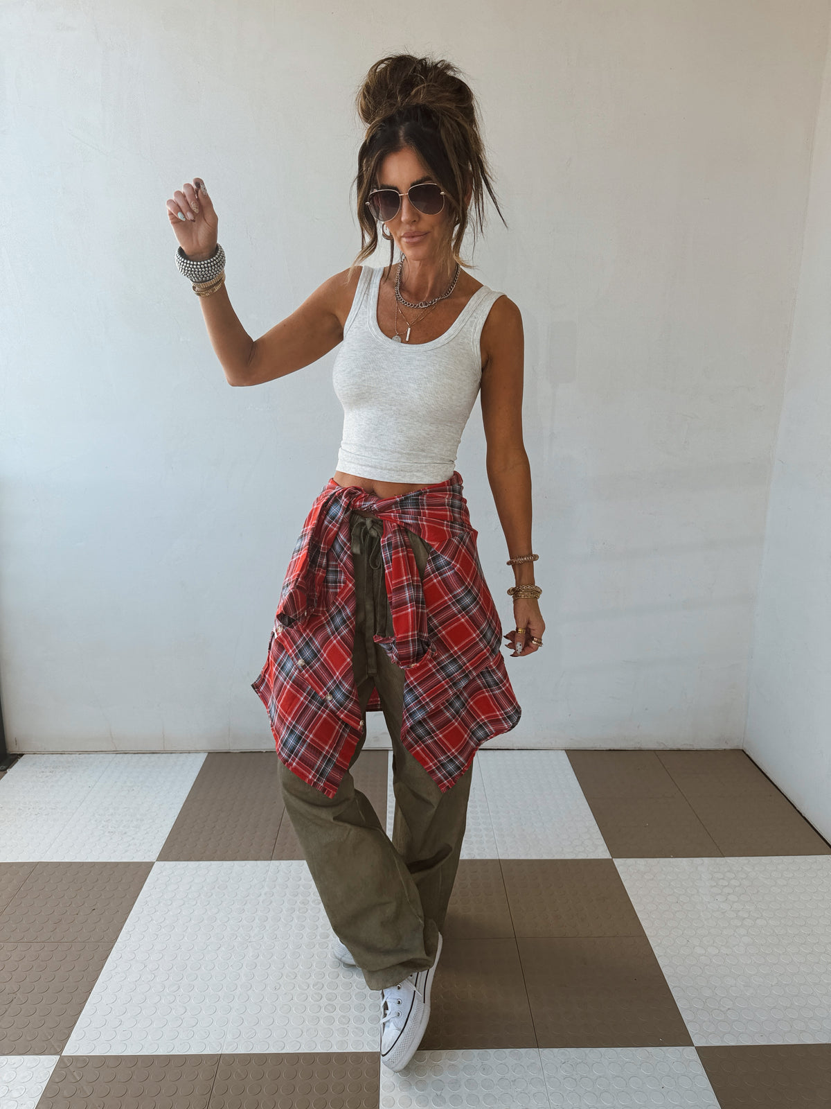 Orchard Flannel Top