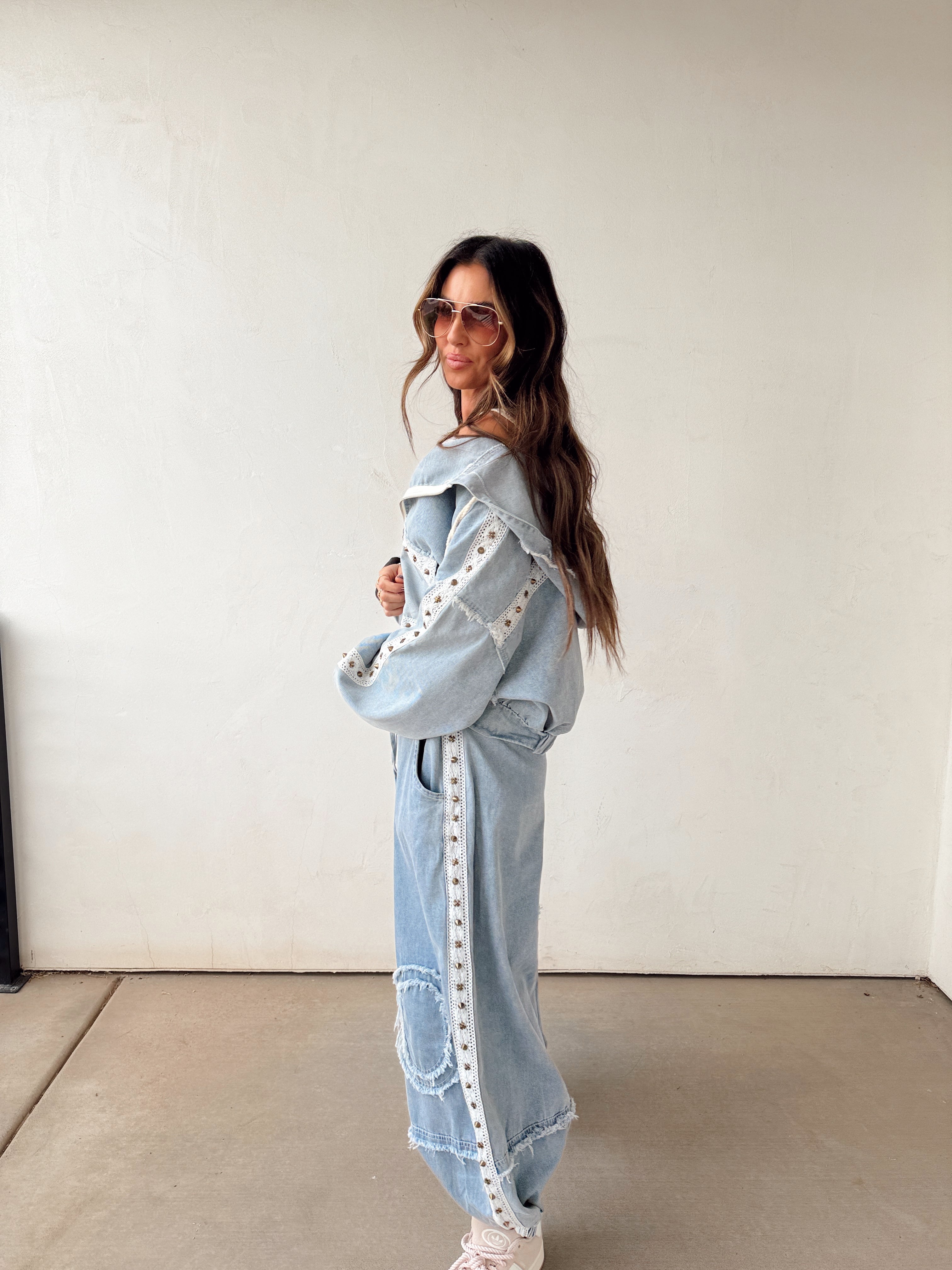 Hattie Studded Joggers