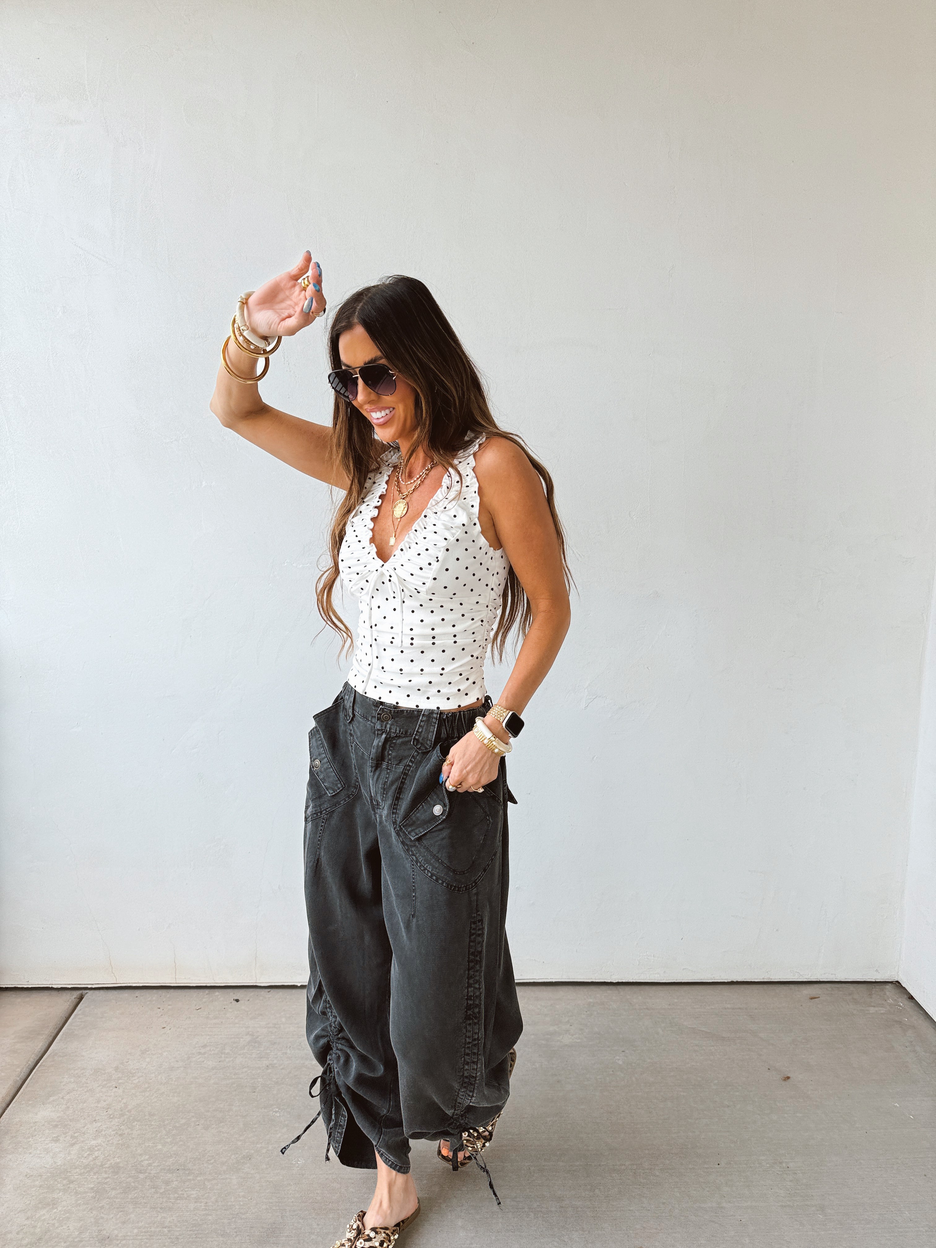 Josie Polka Dot Tank
