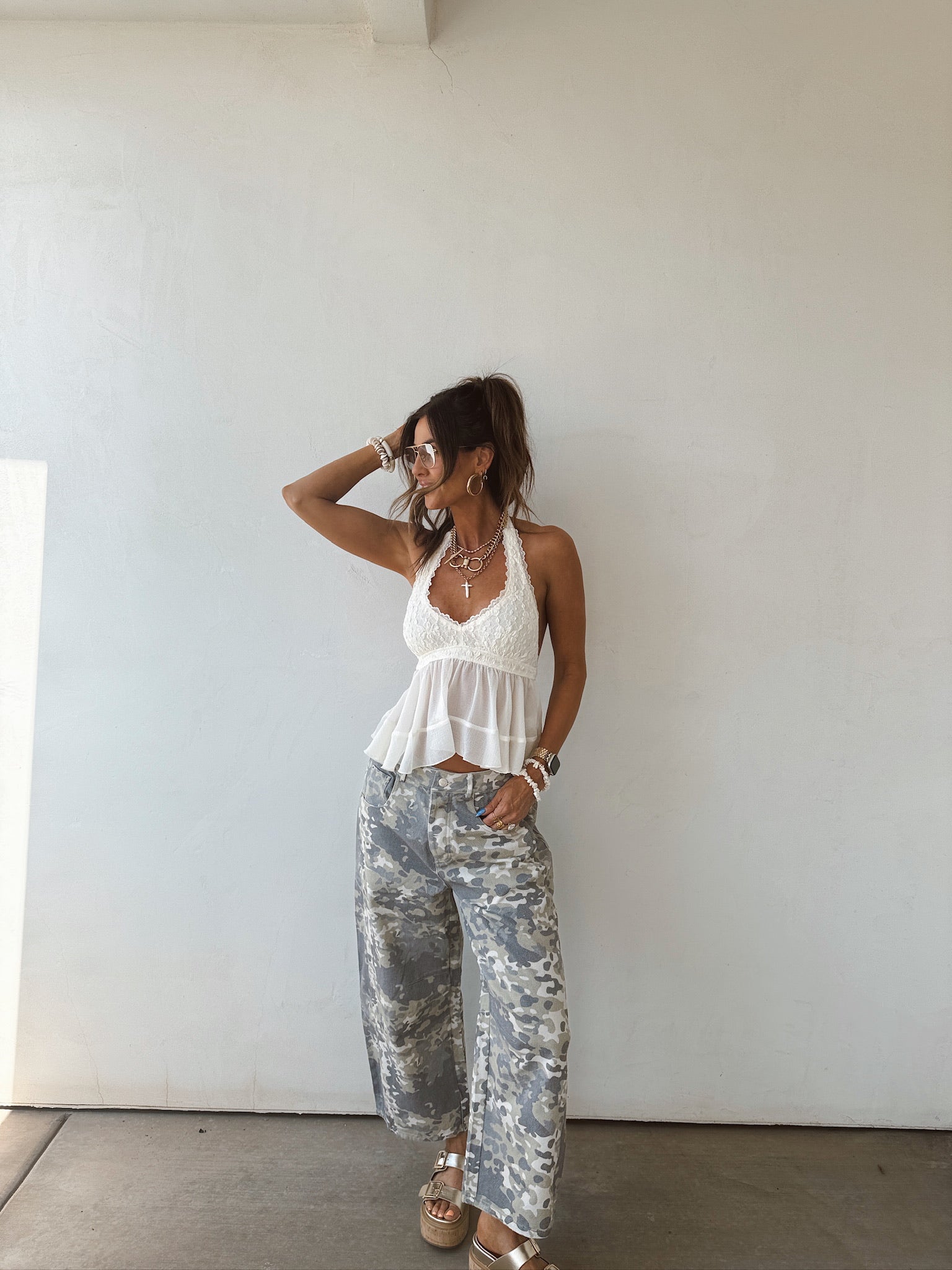 Luna Lace Halter Top
