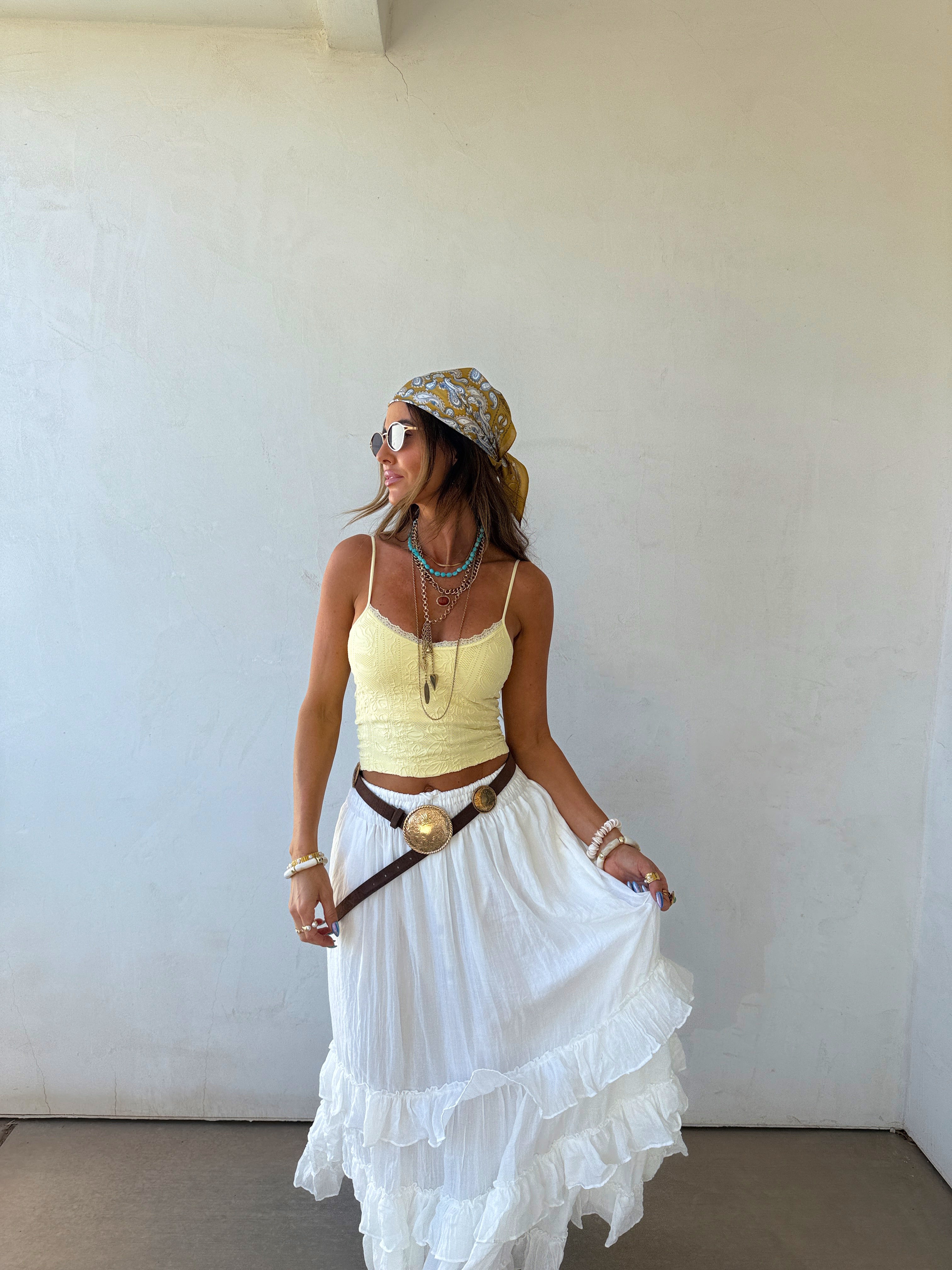 Lace and Light cami