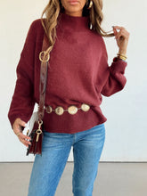 Load image into Gallery viewer, Burgundy Moon Sweater

