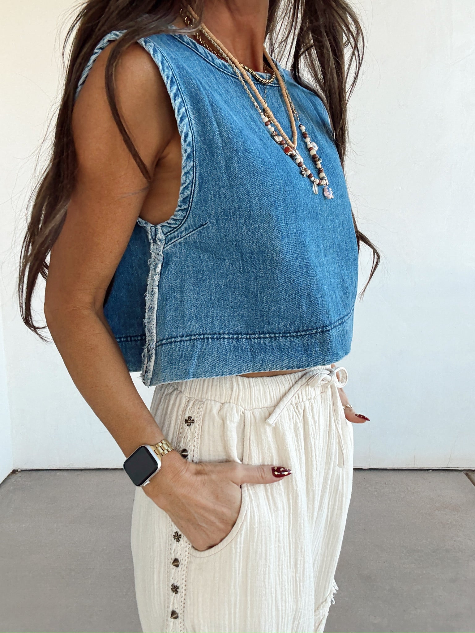 Owen Denim Top