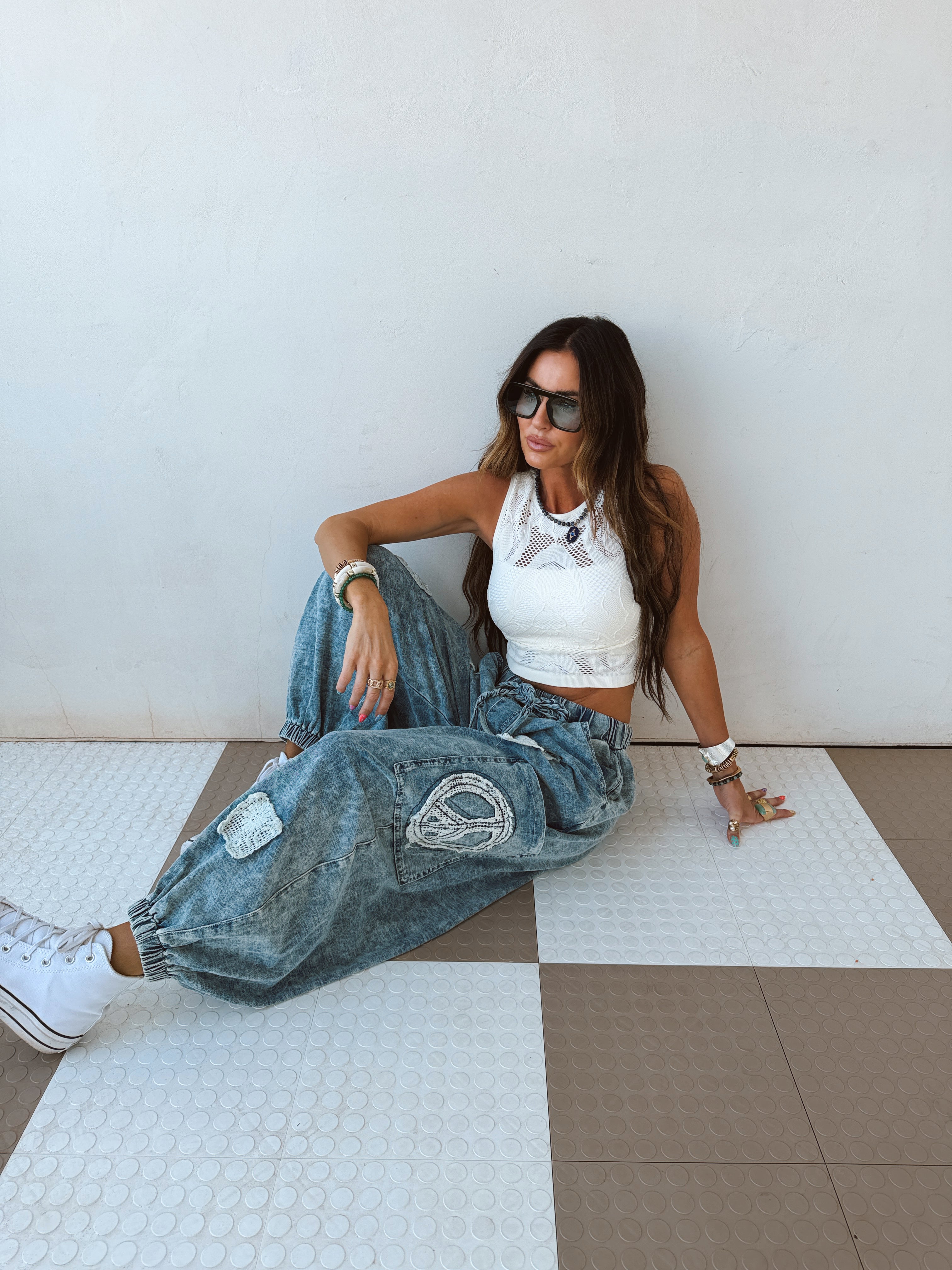 Woodstock Denim Joggers – Copper + Cloth