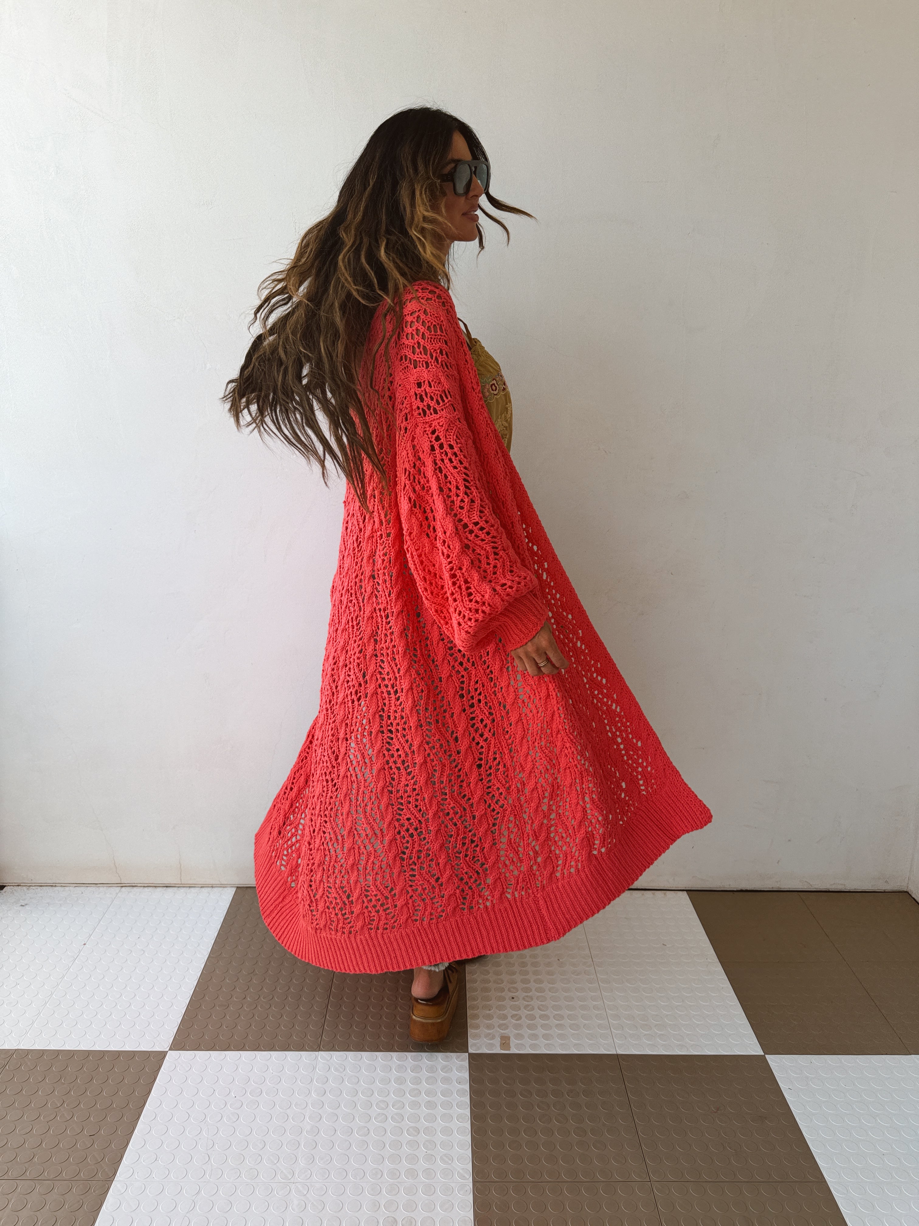 Raspberry Slush Cardigan