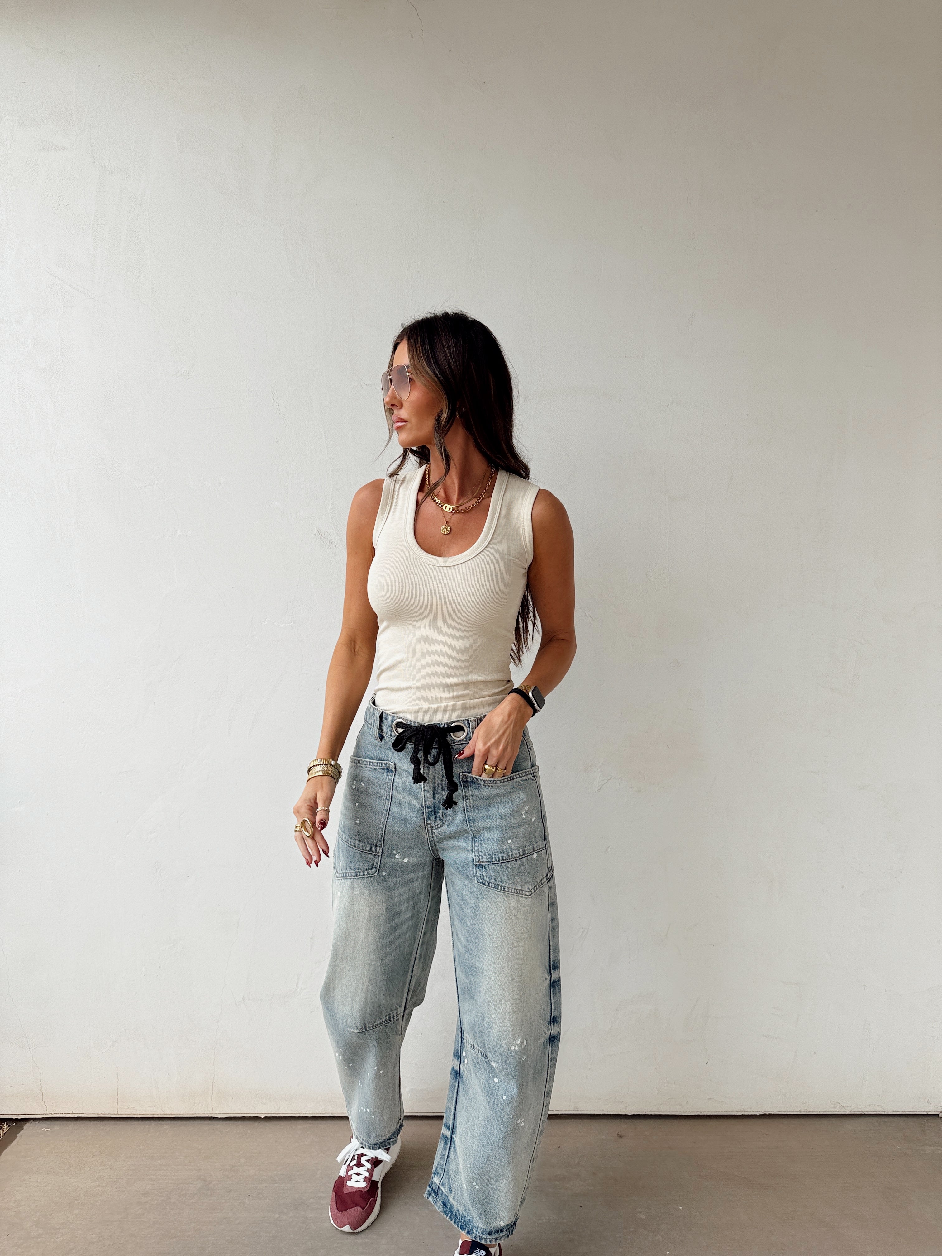 Simple Life Top//Cream