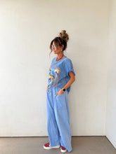 Load image into Gallery viewer, Save a Cowboy Graphic Tee//Blue
