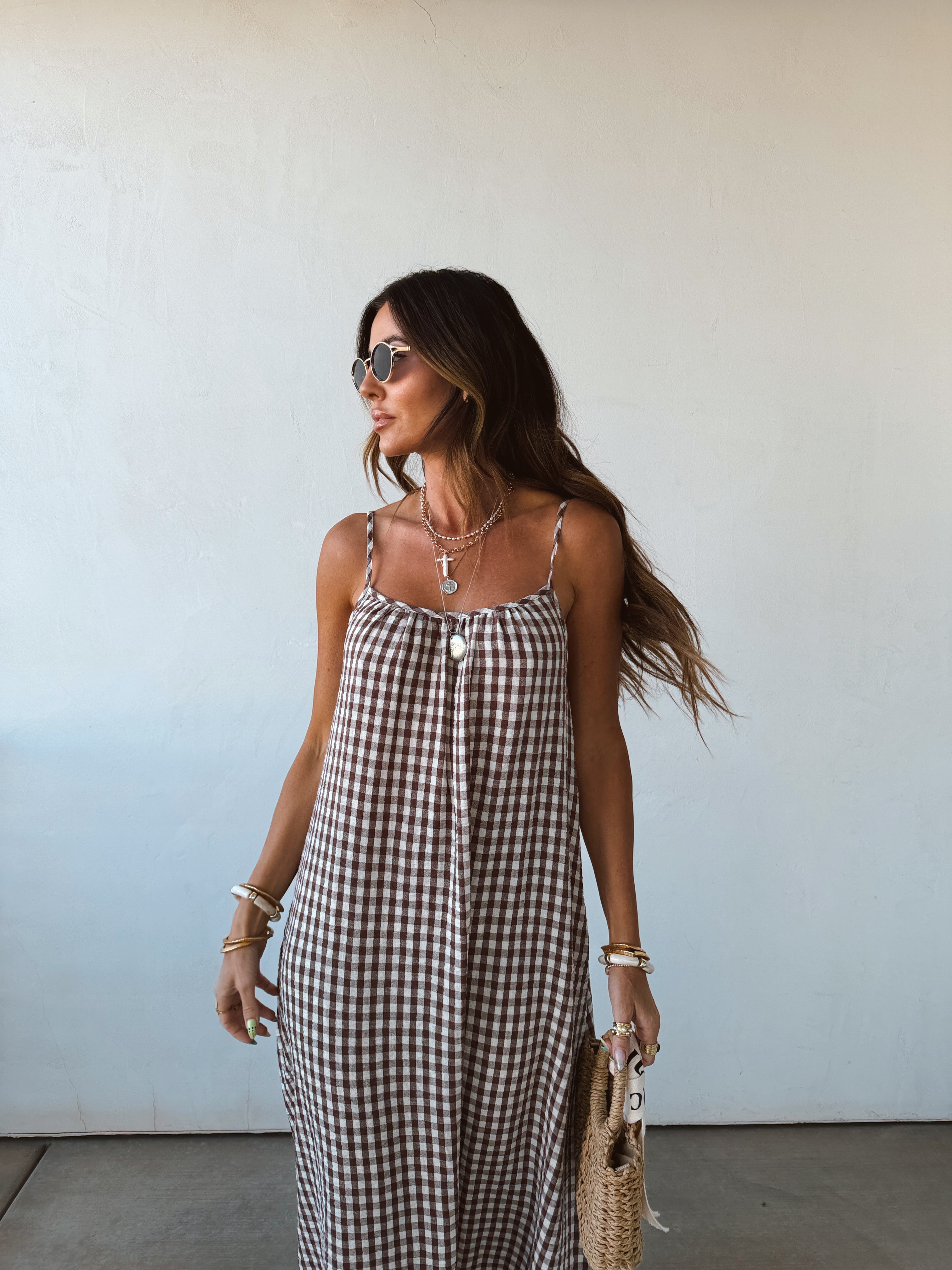 Girlfriend Gingham Dress