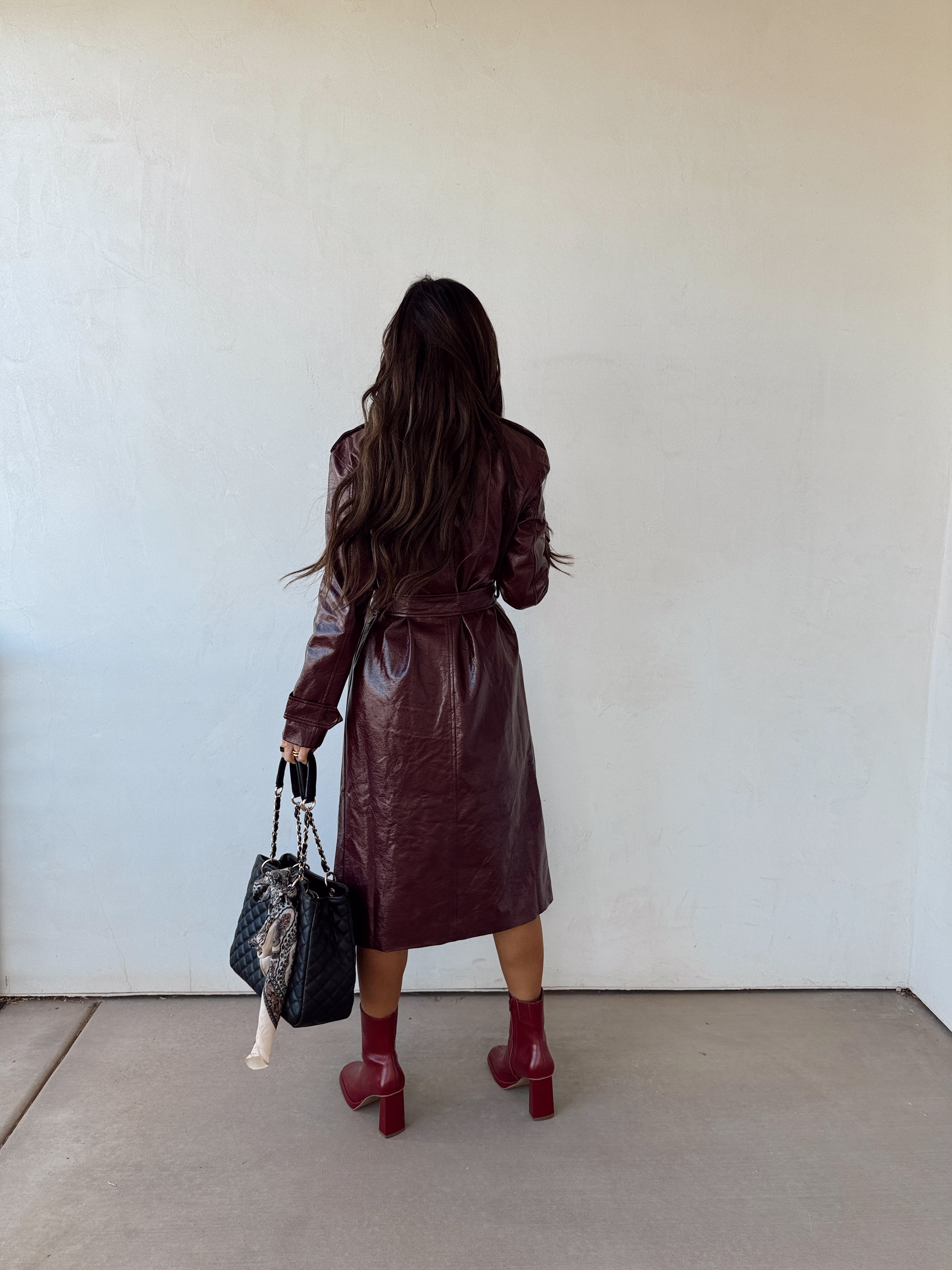 Rosewood Trench Coat